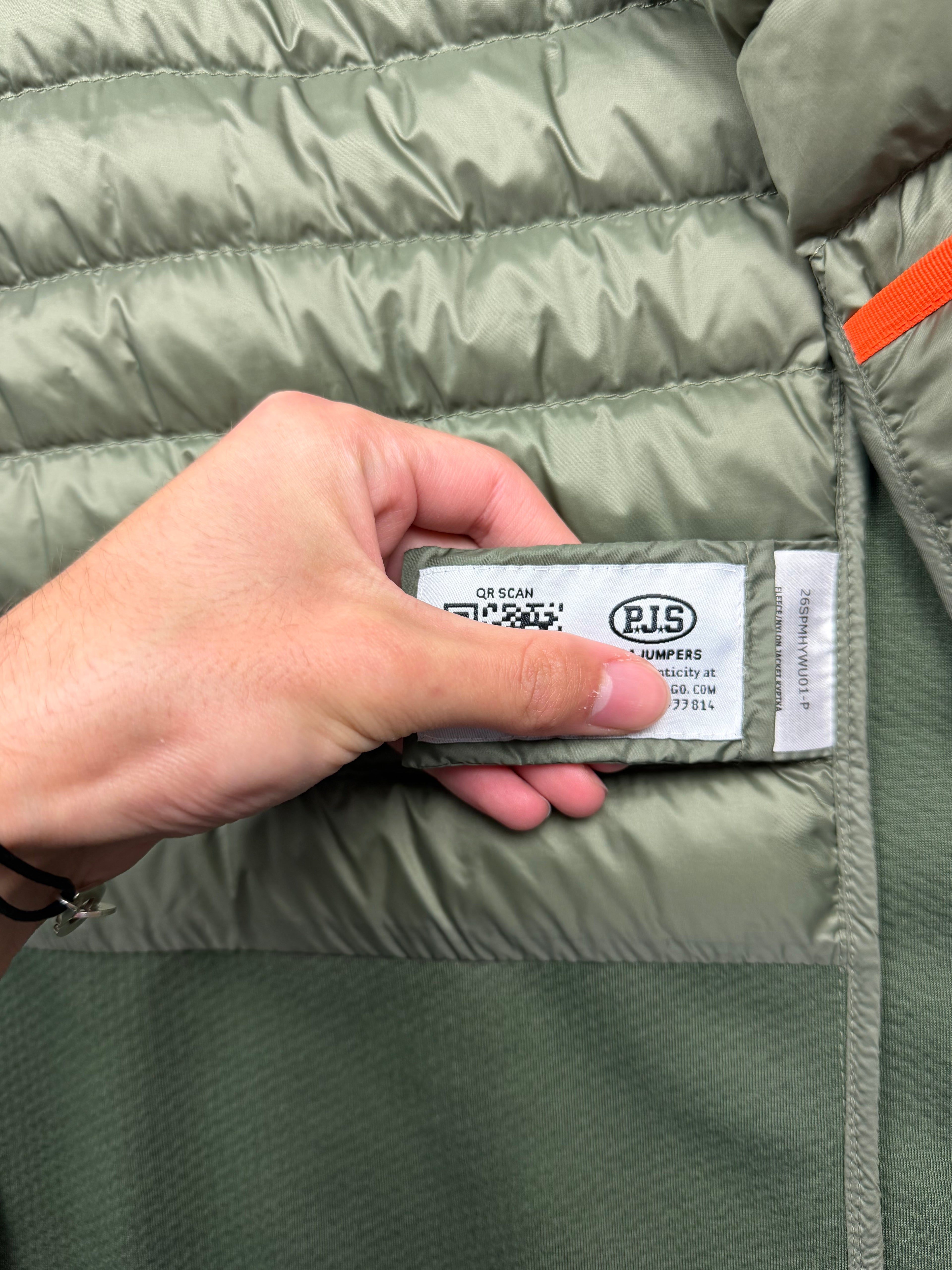 Veste Parajumpers “Jayden Warm Up” – Taille XL – Vert/Kaki – Neuve