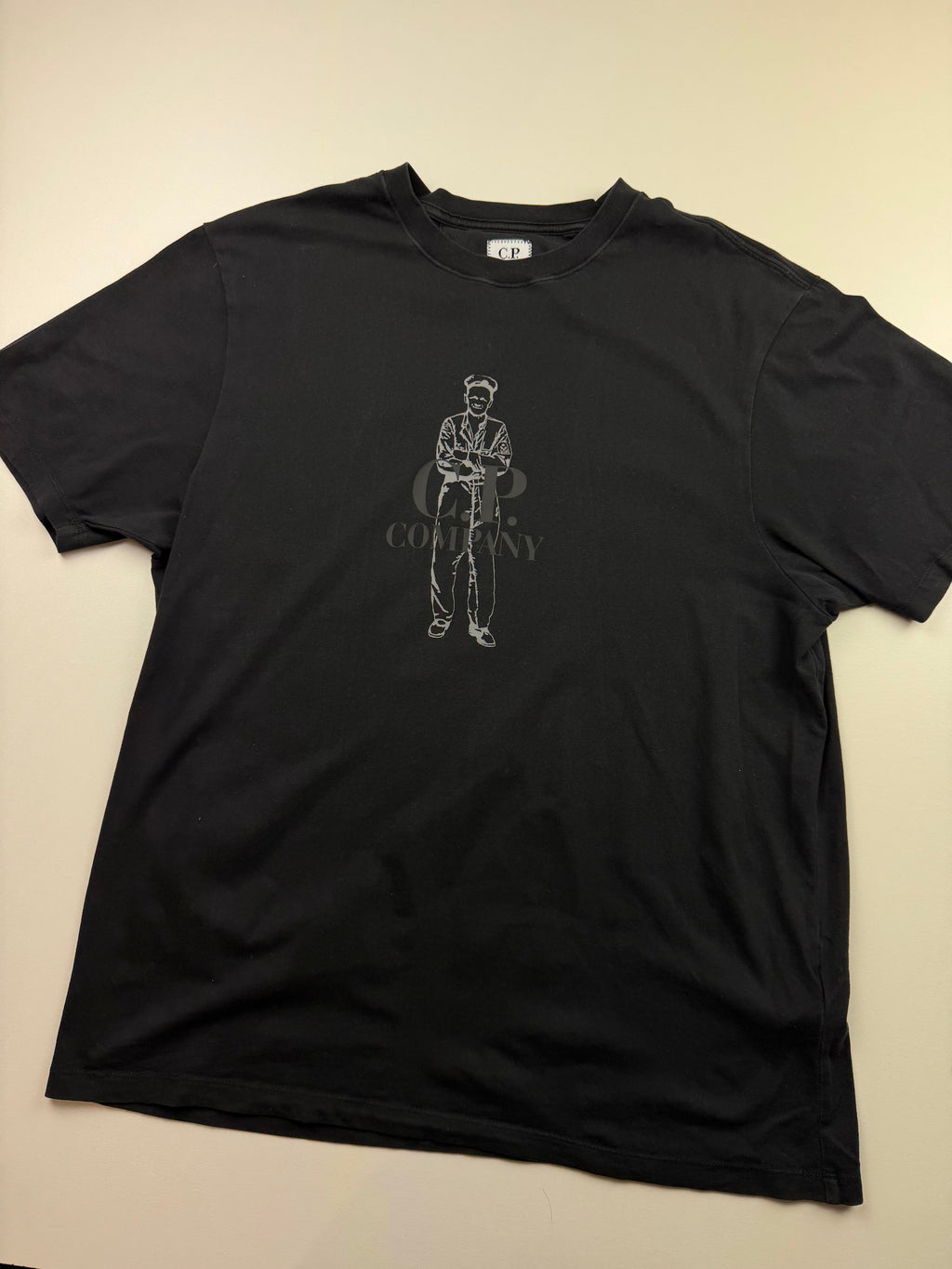 T-Shirt C.P. Company « Jersey British Sailor » – Taille L – Noir