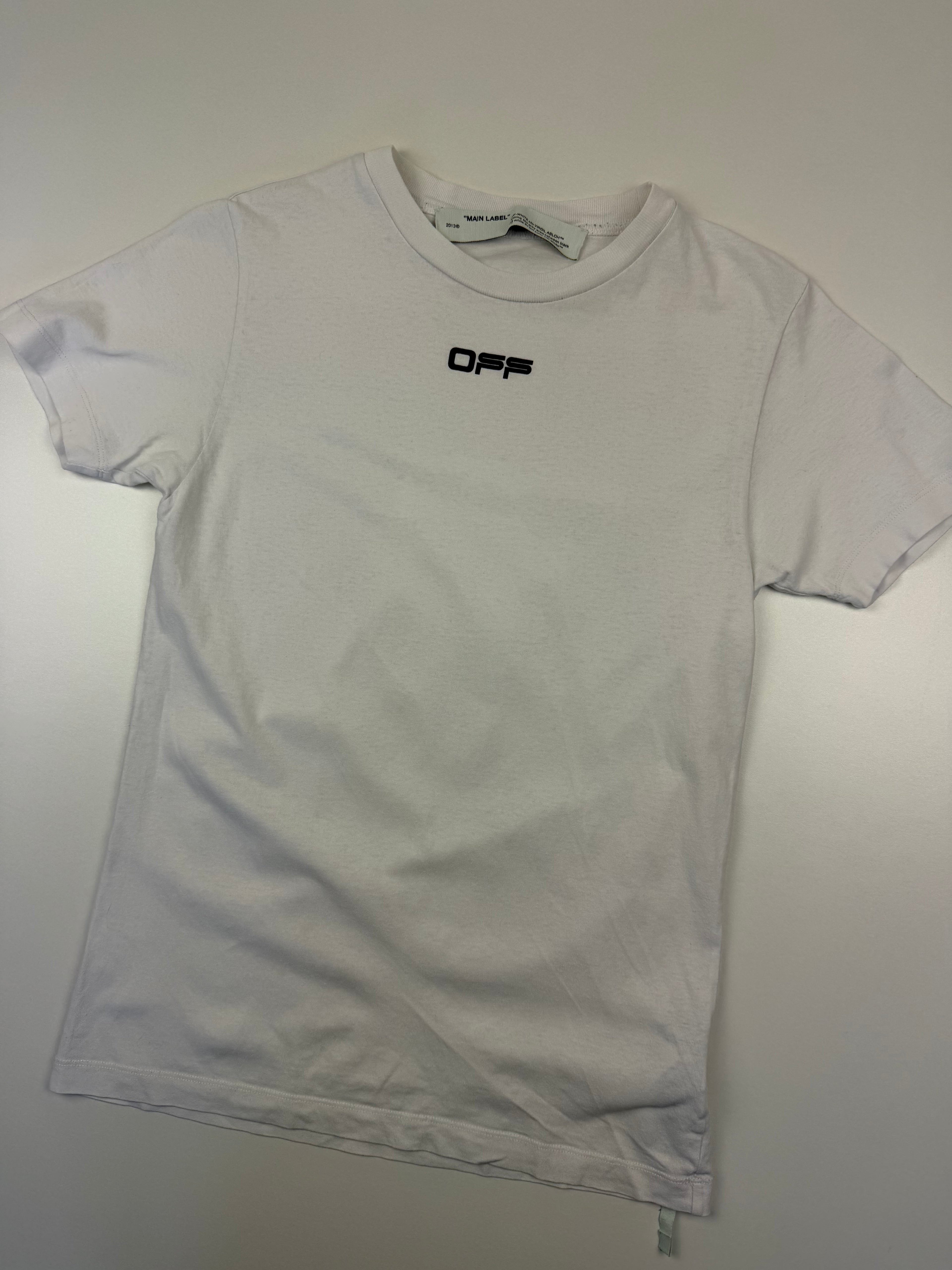 T-shirt Off-White “Airport Tape” – Taille XXS (fit XS) – Blanc