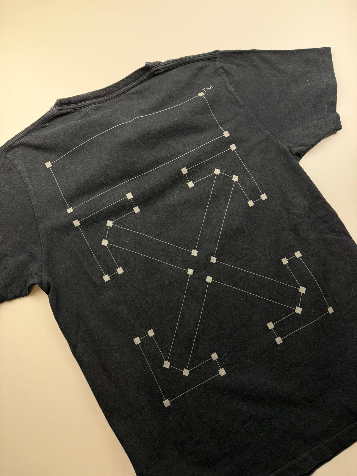 T-shirt Off-White « Backbone » – Taille L – Noir