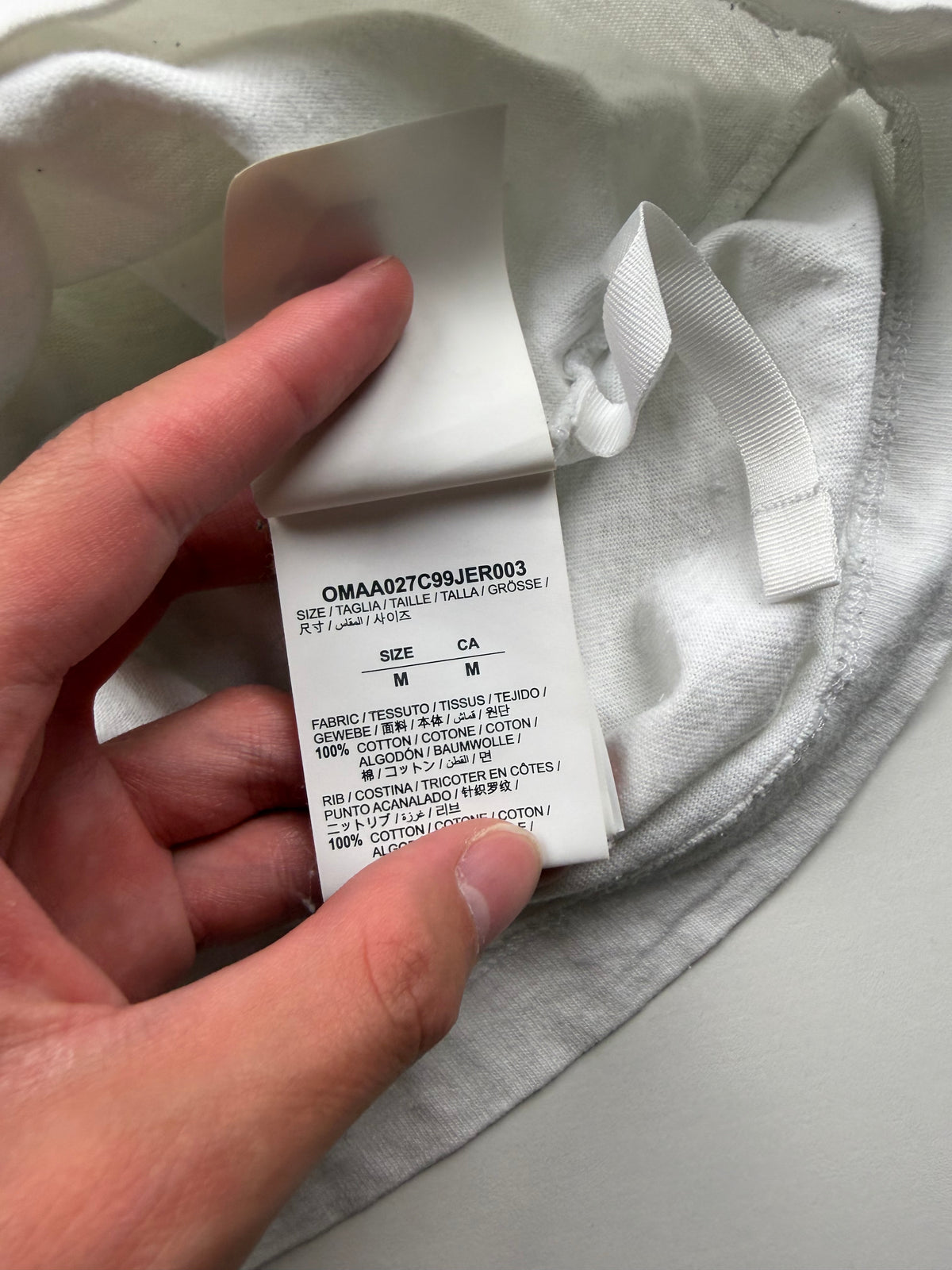T-Shirt Off-White « Caravaggio » – Taille S – Blanc