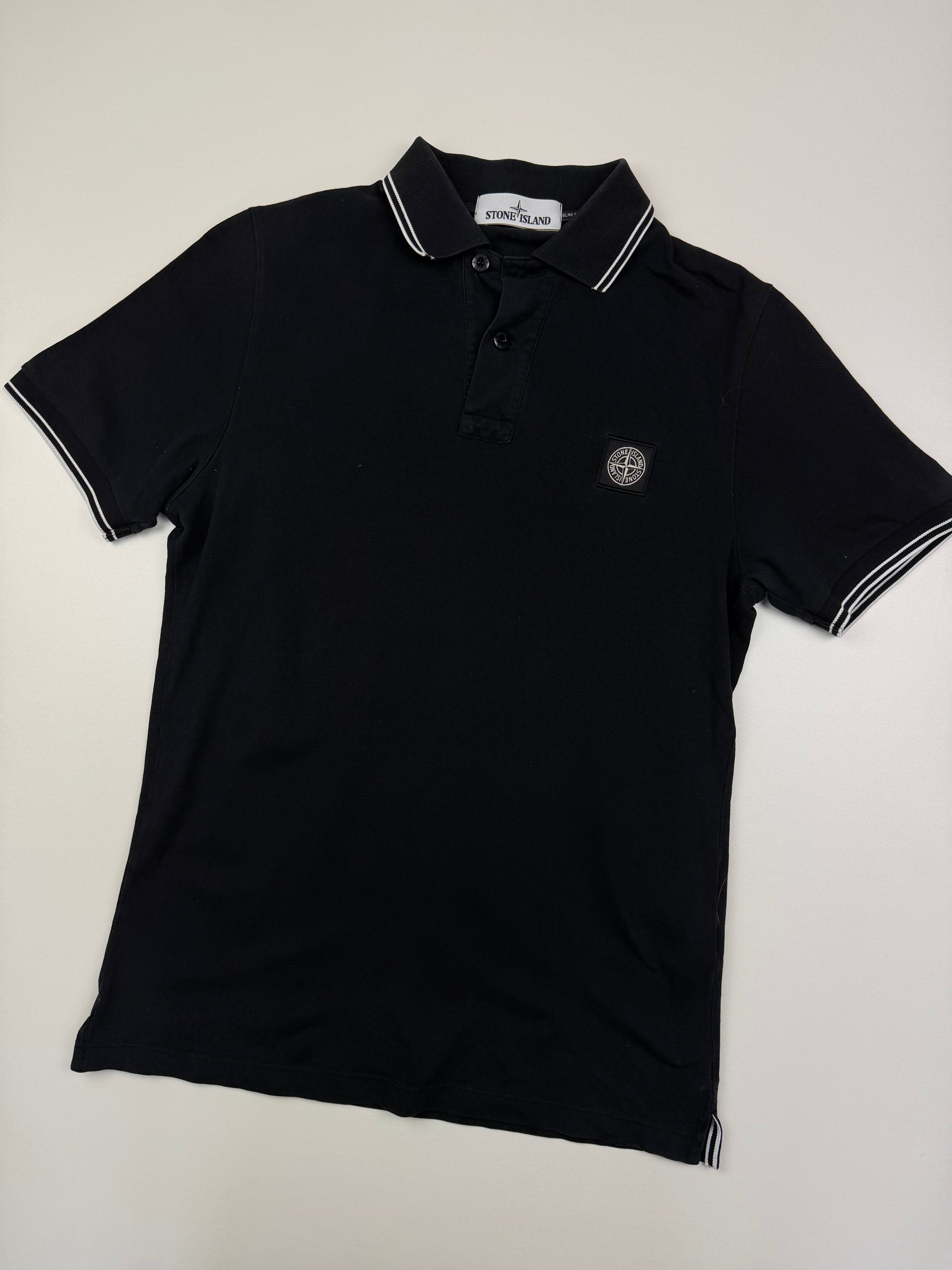 Polo Stone Island – Taille S – Noir