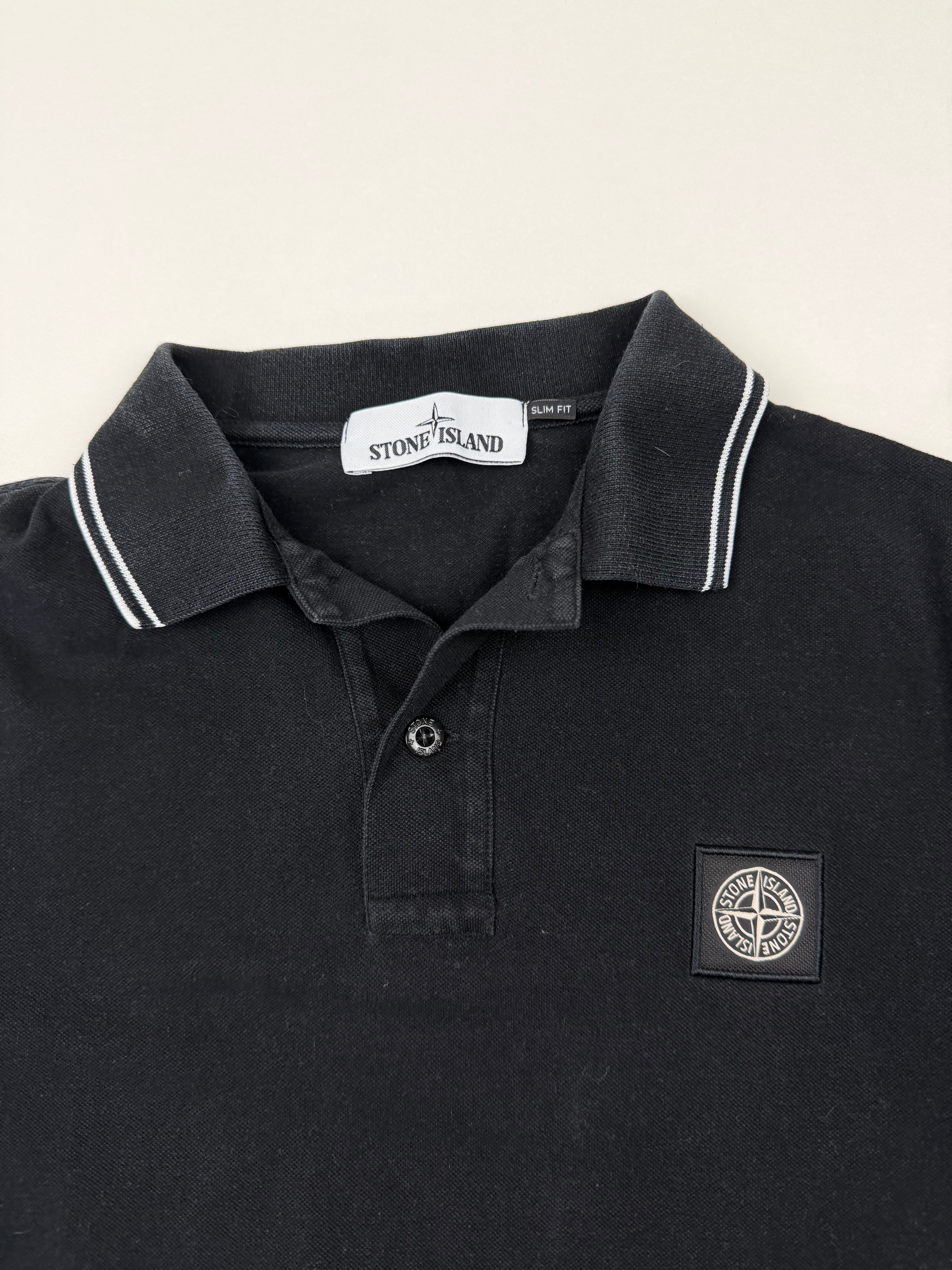 Polo Stone Island – Taille S – Noir