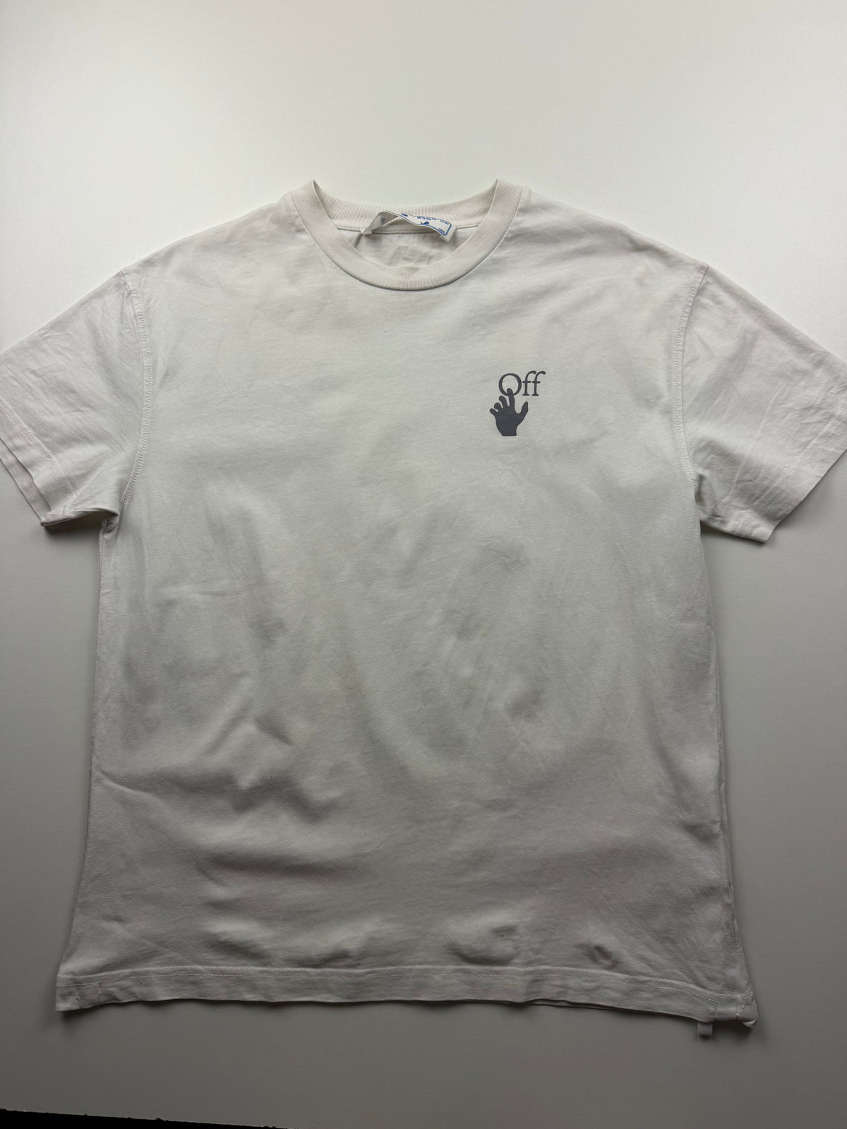 T-Shirt Off-White « Chine Arrows » – Taille S – Blanc