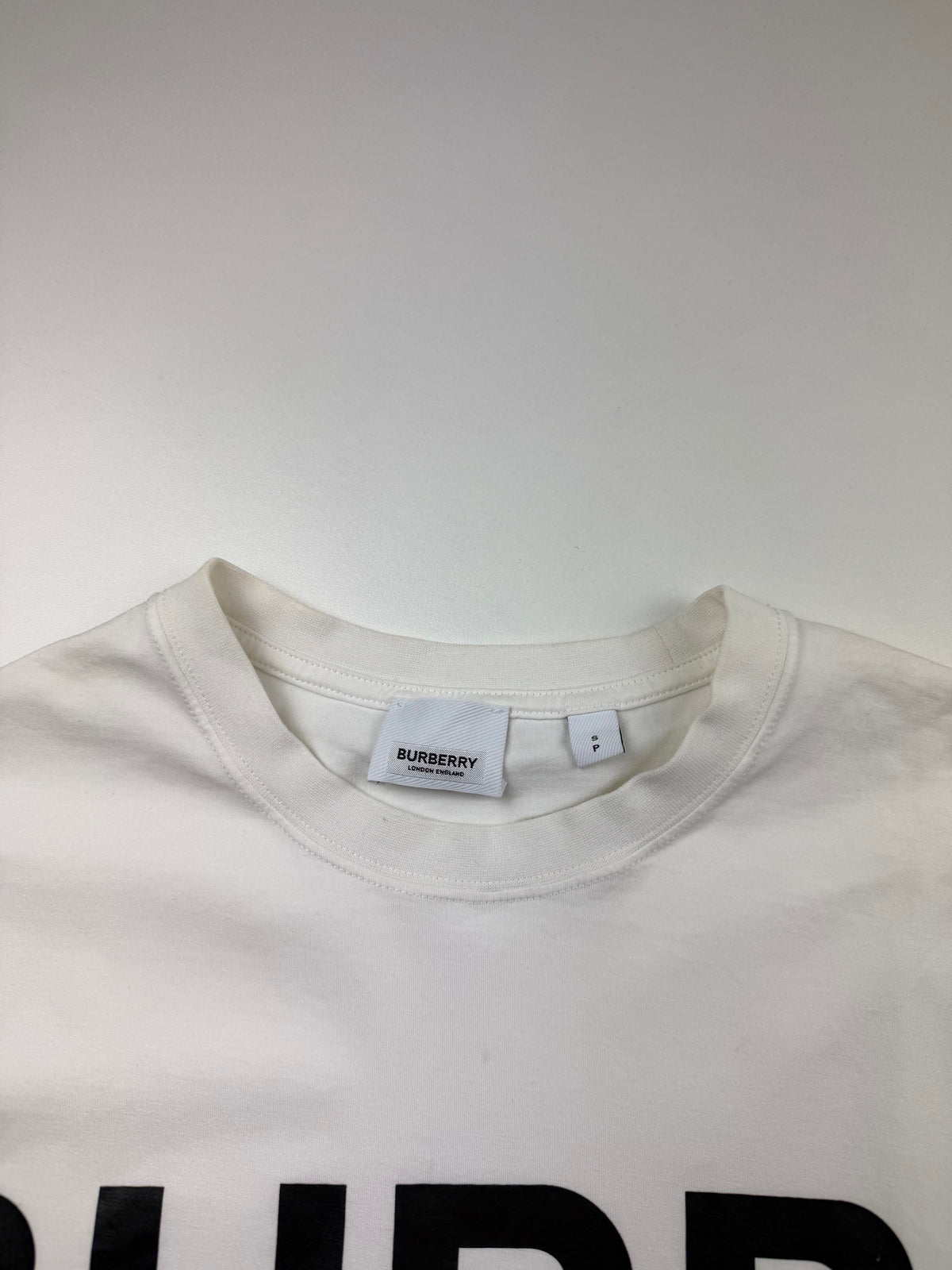 T-Shirt Burberry « Horseferry Print » – Taille S – Blanc