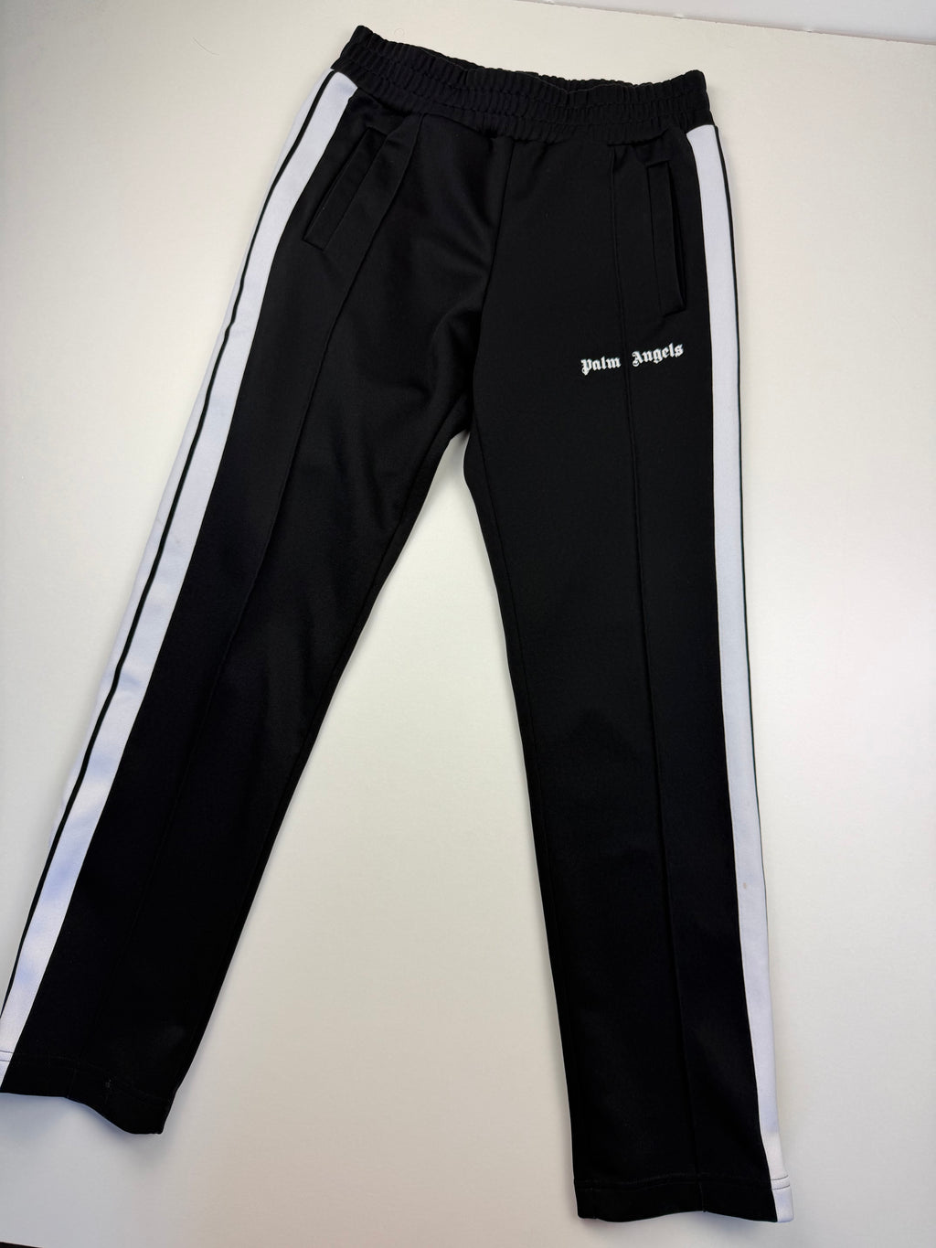 Jogging Palm Angels – Taille S – Noir avec Bandes Blanches