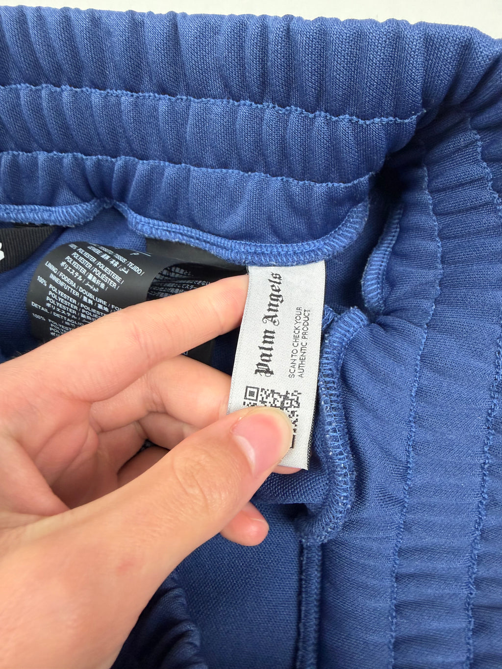 Jogging Palm Angels – Bleu marine – Bandes blanches – Taille S