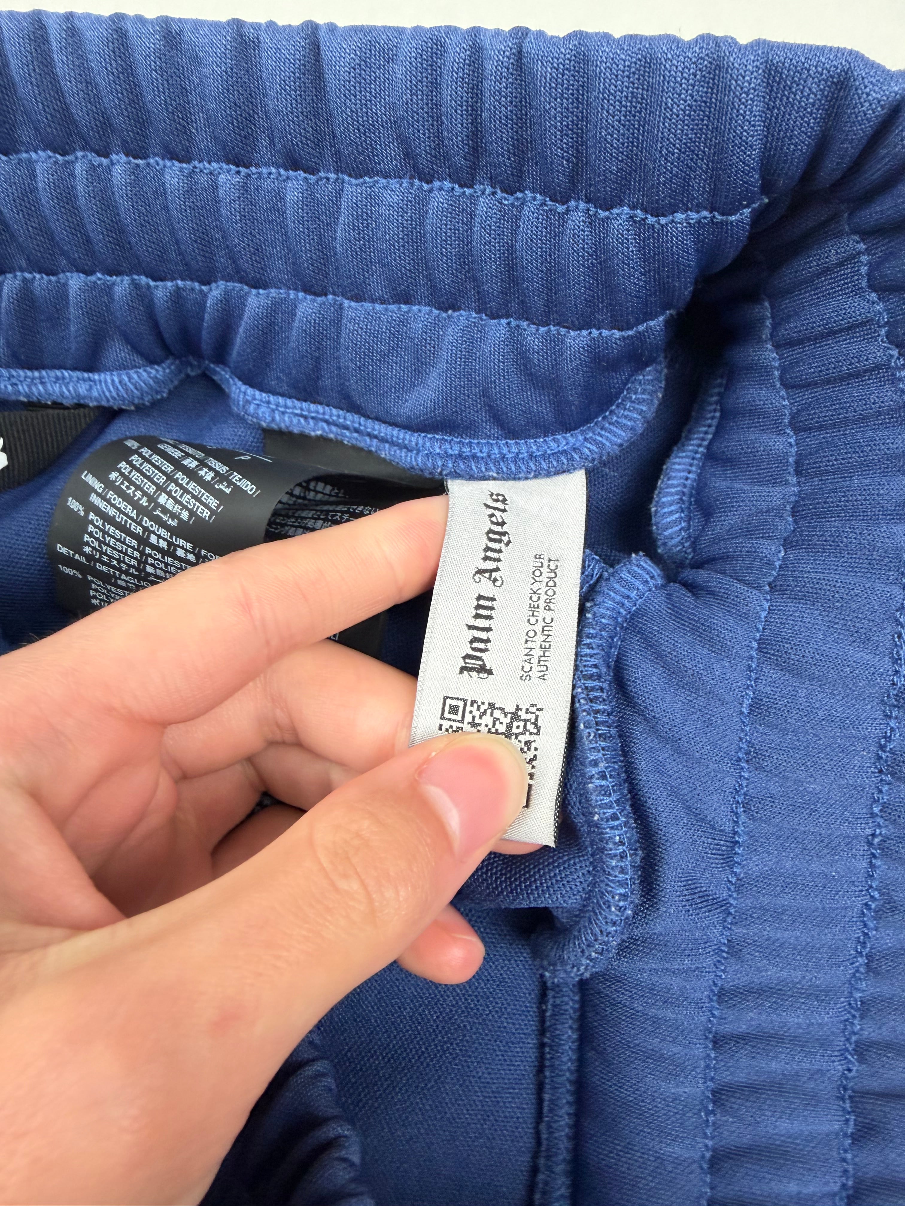 Jogging Palm Angels – Bleu marine – Bandes blanches – Taille S