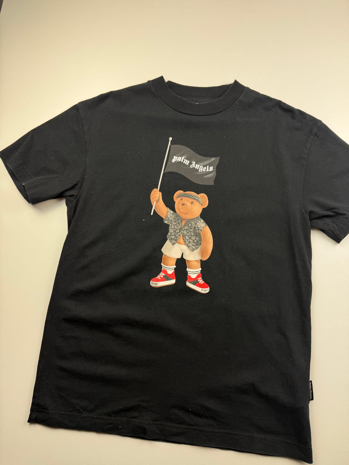 T-Shirt Palm Angels « Pirate Teddy Bear » – Taille M – Noir