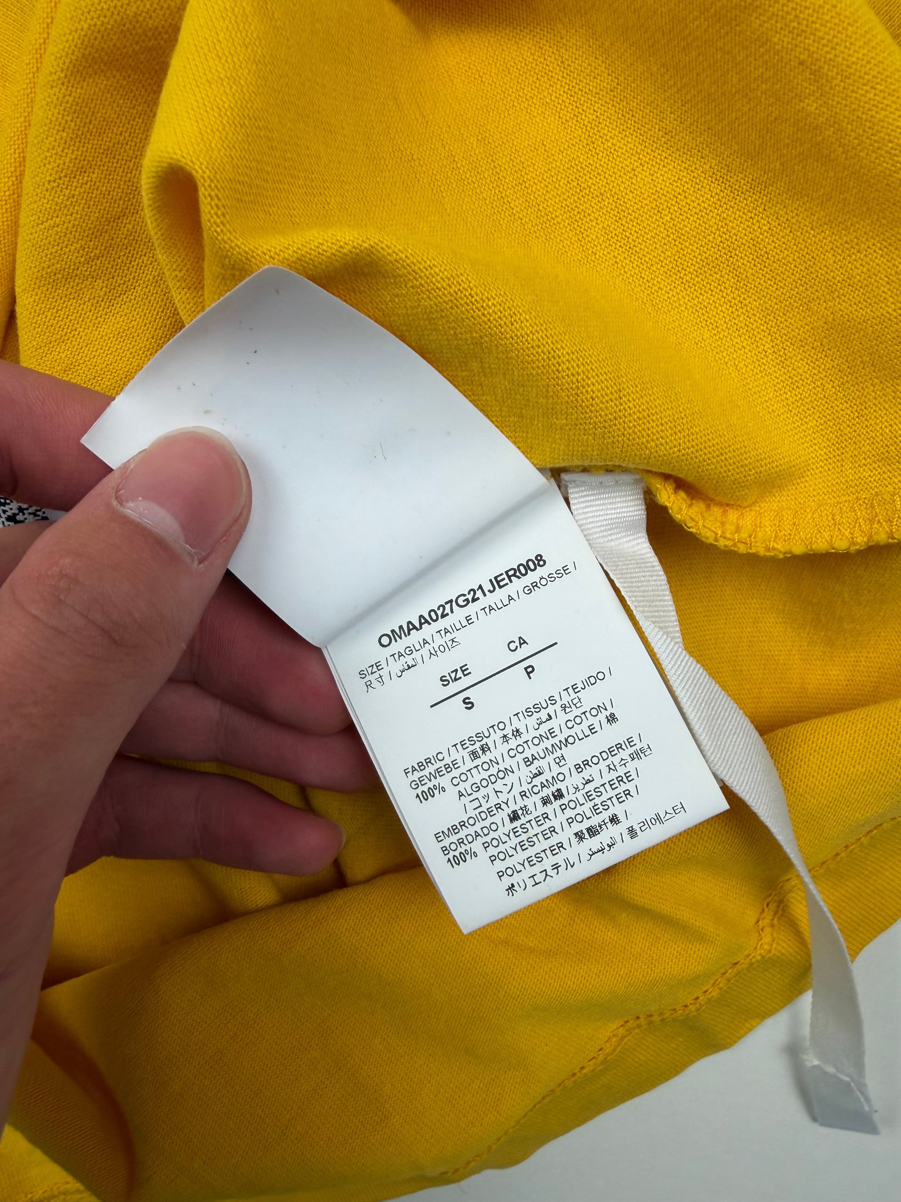 T-shirt OFF-WHITE x Oakland Athletics – Taille S – Jaune