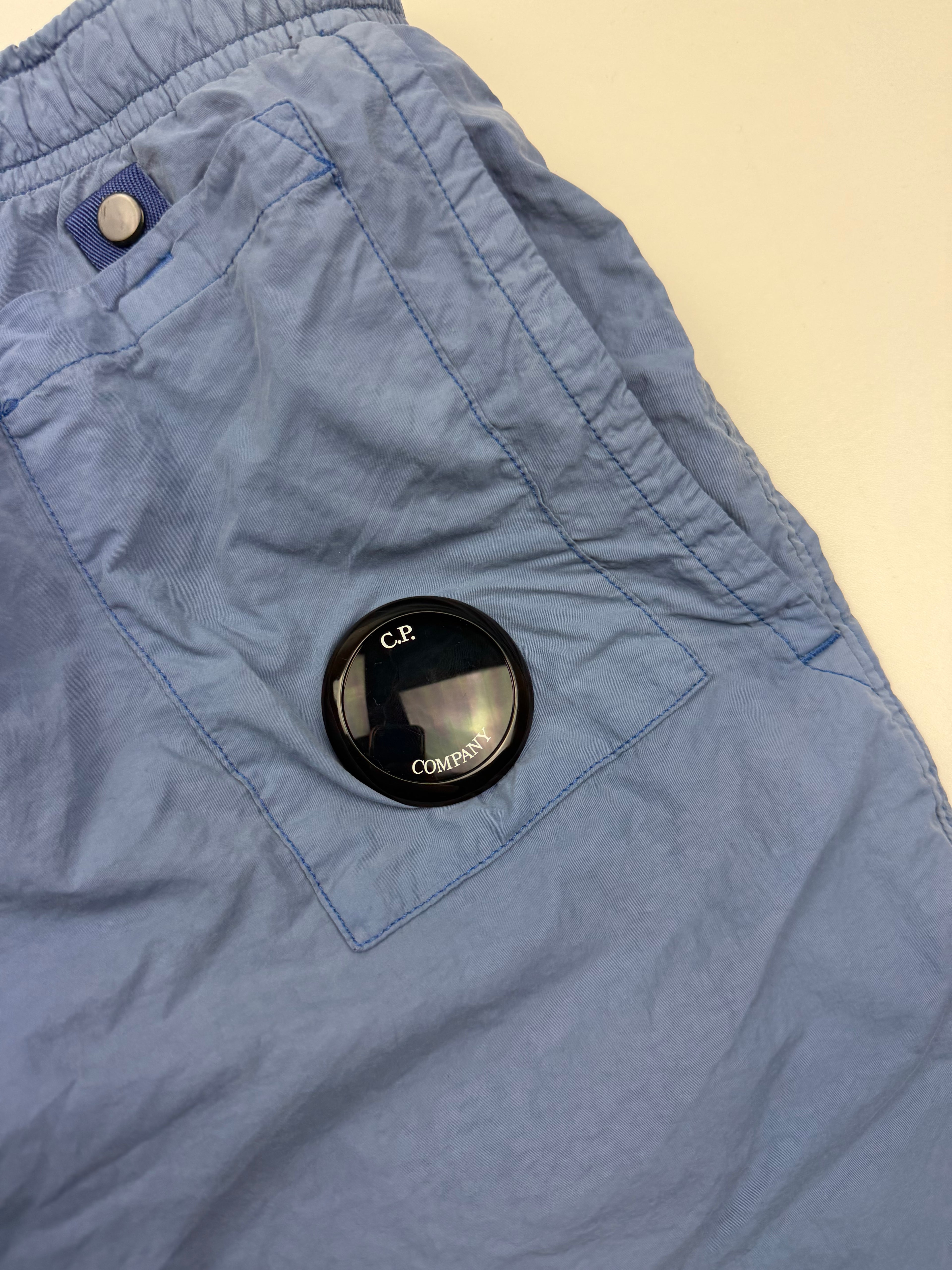 Short de Bain C.P. Company – Taille M / 48 – Bleu en Polyamide avec Logo