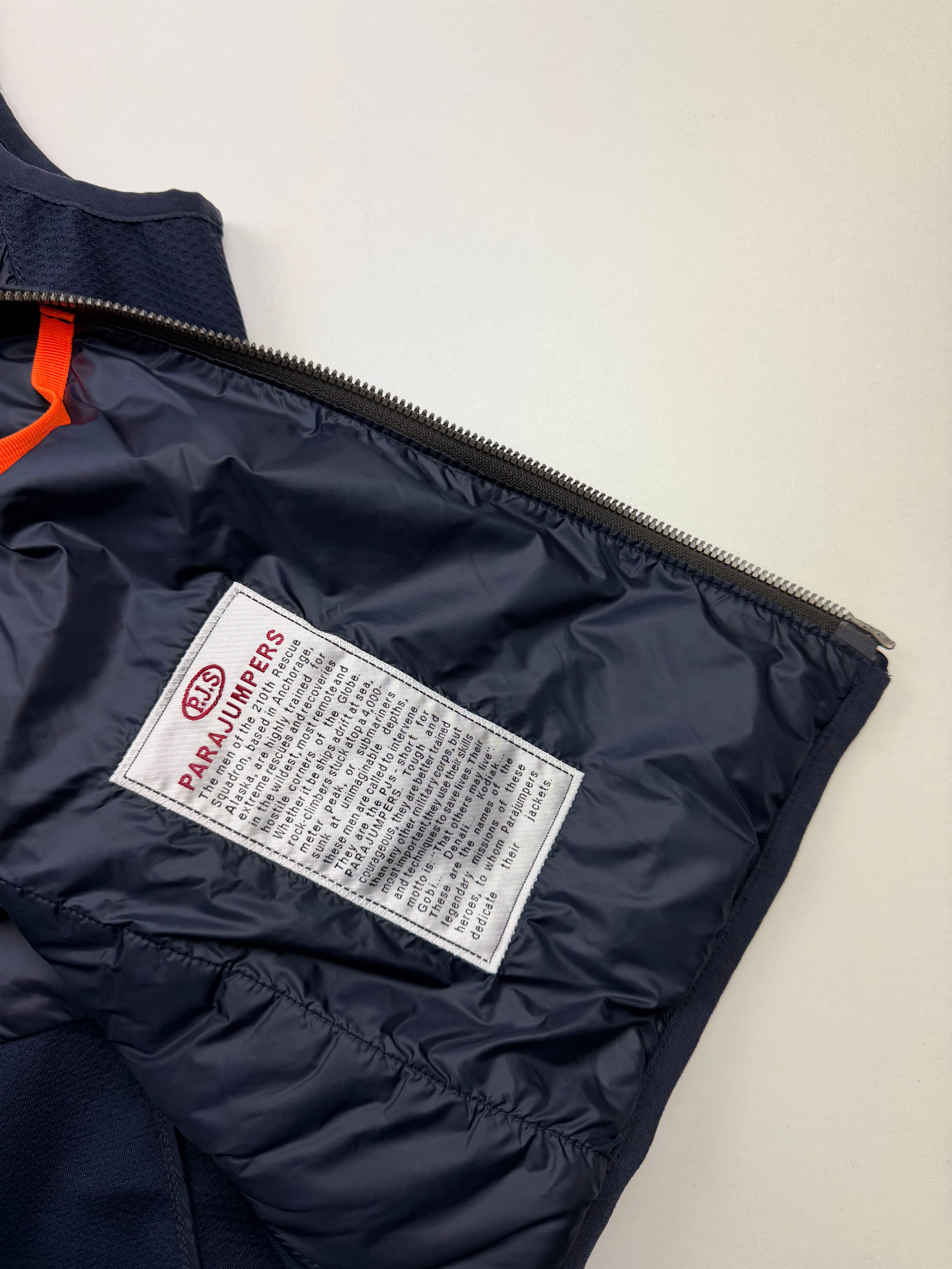 Veste Sans Manche Parajumpers “Zavier Warm Up” – Taille XL – Bleu Marine – Neuve