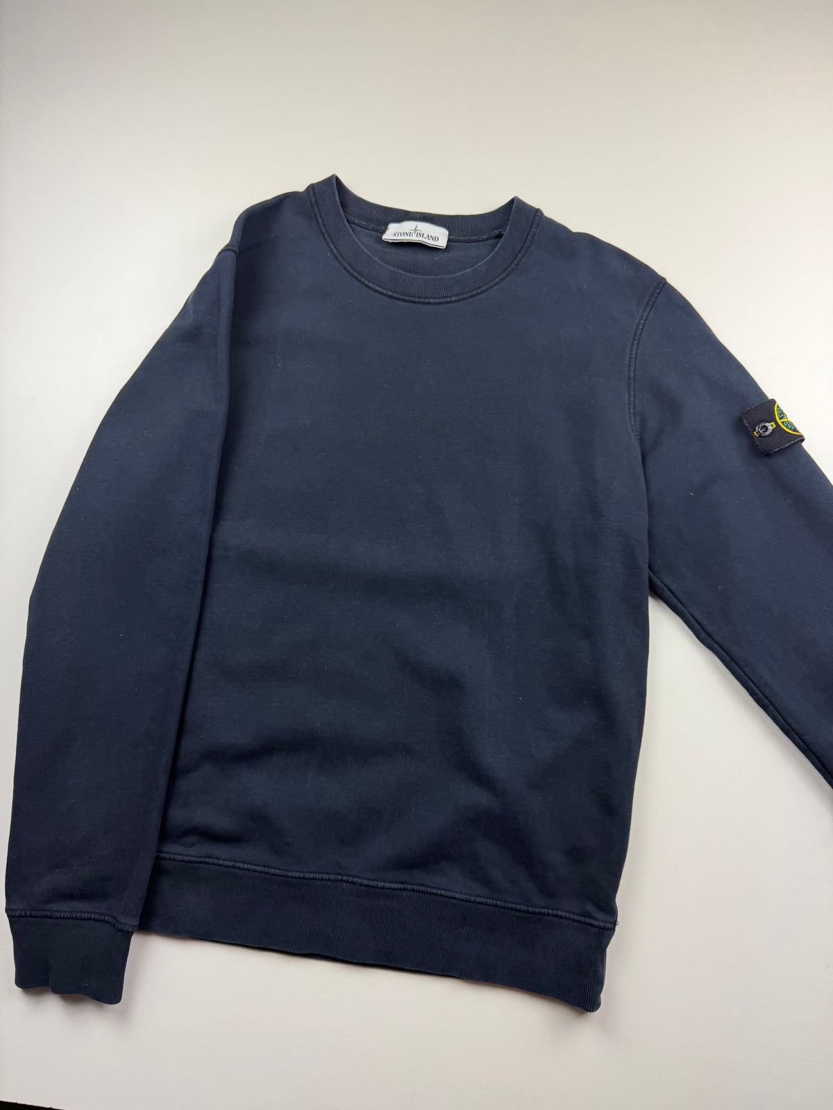 Pull Crewneck Stone Island – Taille L – Bleu Marine