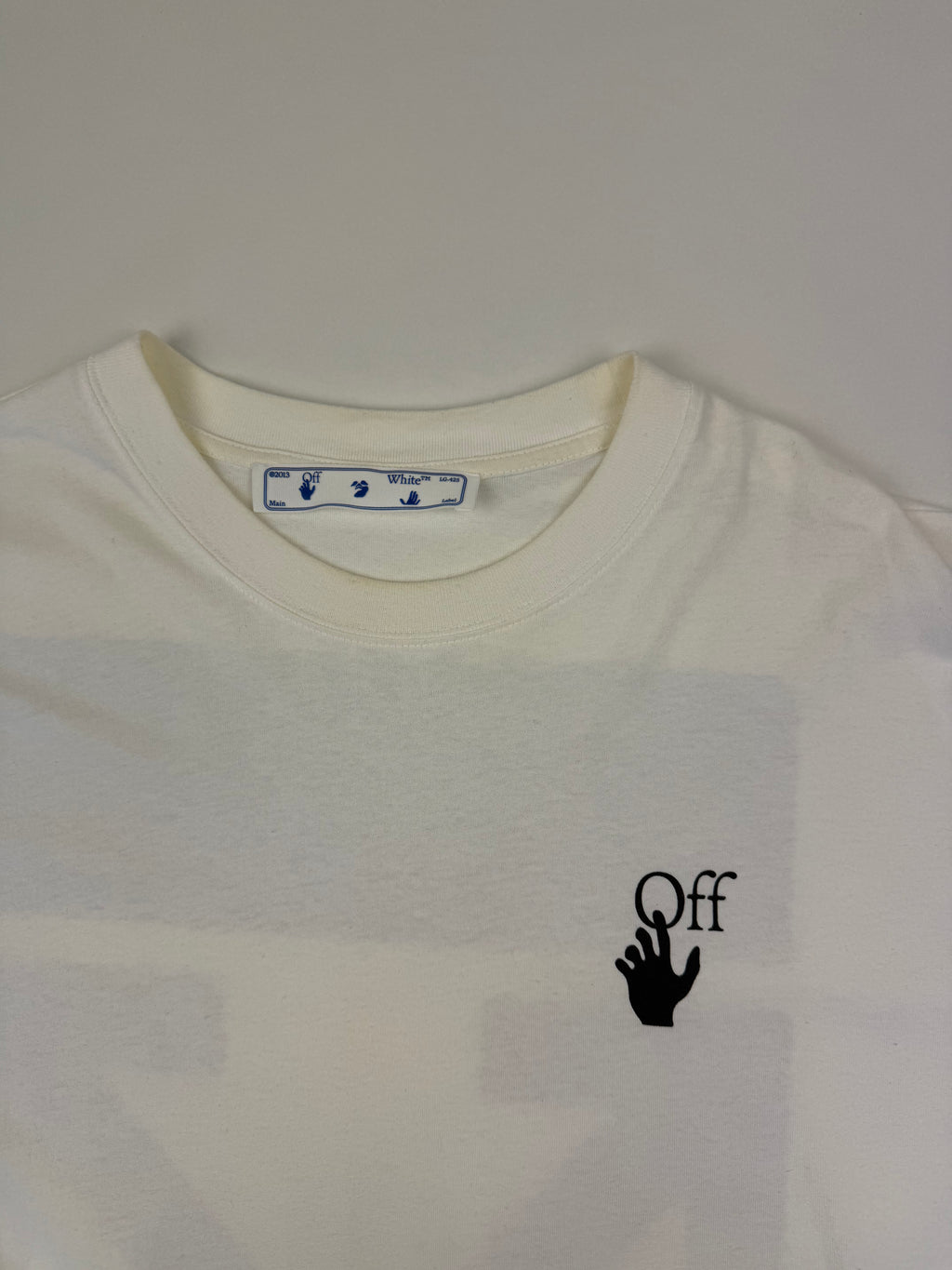 T-shirt Off-White “Flèches Dégradées” – Taille M – Blanc