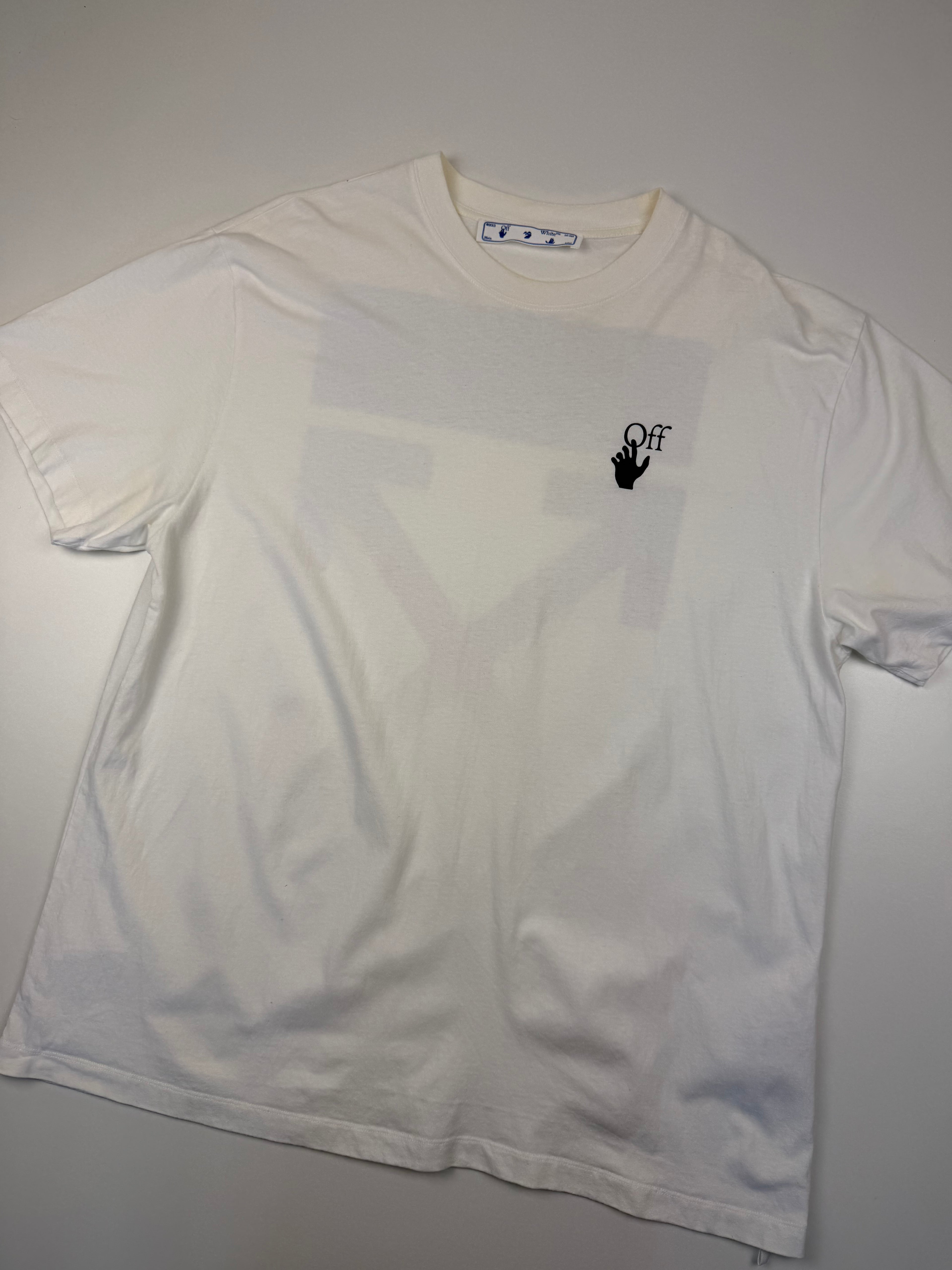 T-shirt Off-White “Flèches Dégradées” – Taille M – Blanc