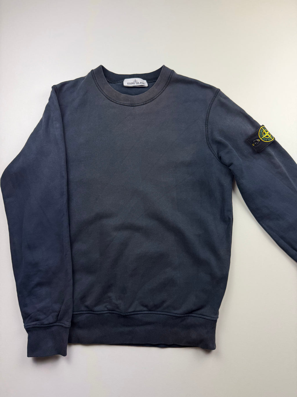Pull Crewneck Stone Island – Taille S – Bleu Marine