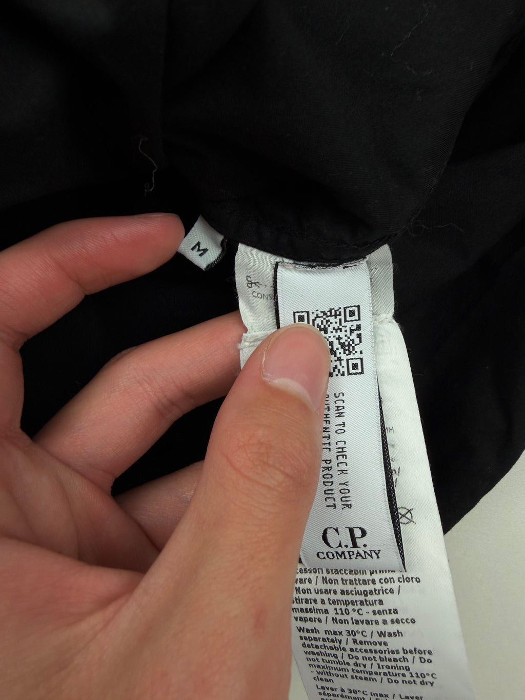 Surchemise Zip C.P. Company – Taille M – Noir