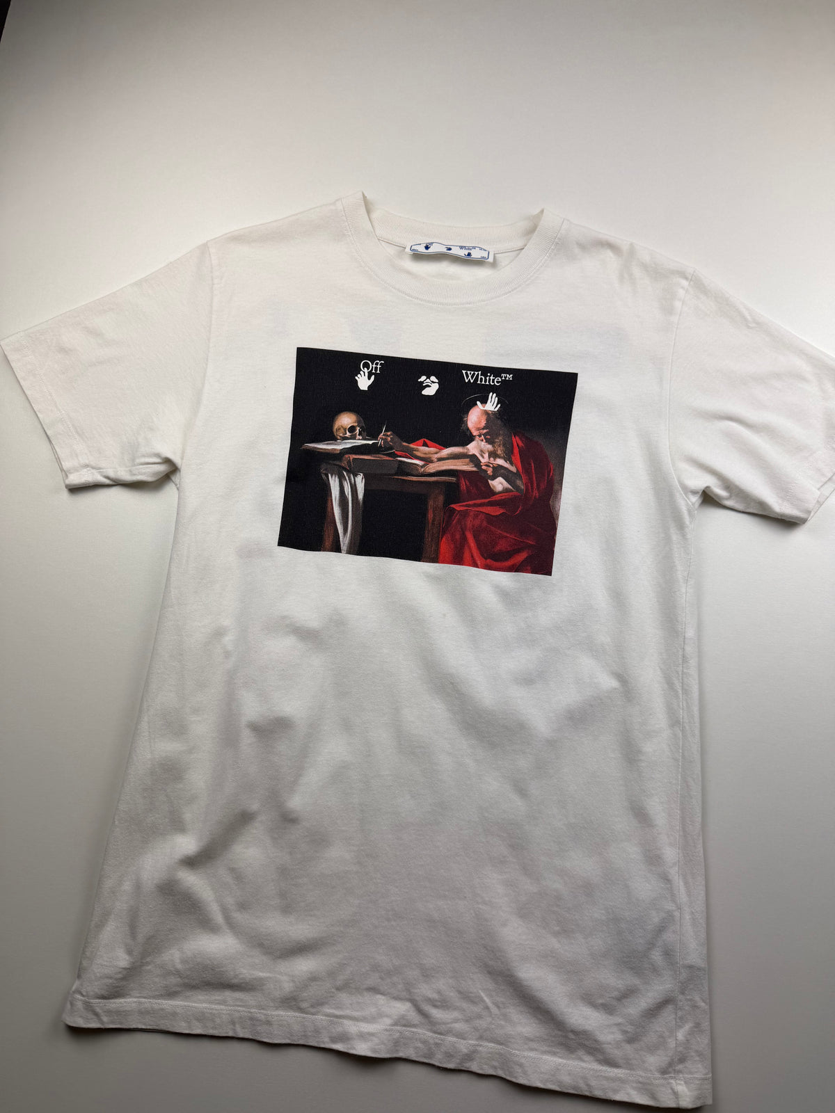 T-Shirt Off-White « Caravaggio » – Taille M – Blanc