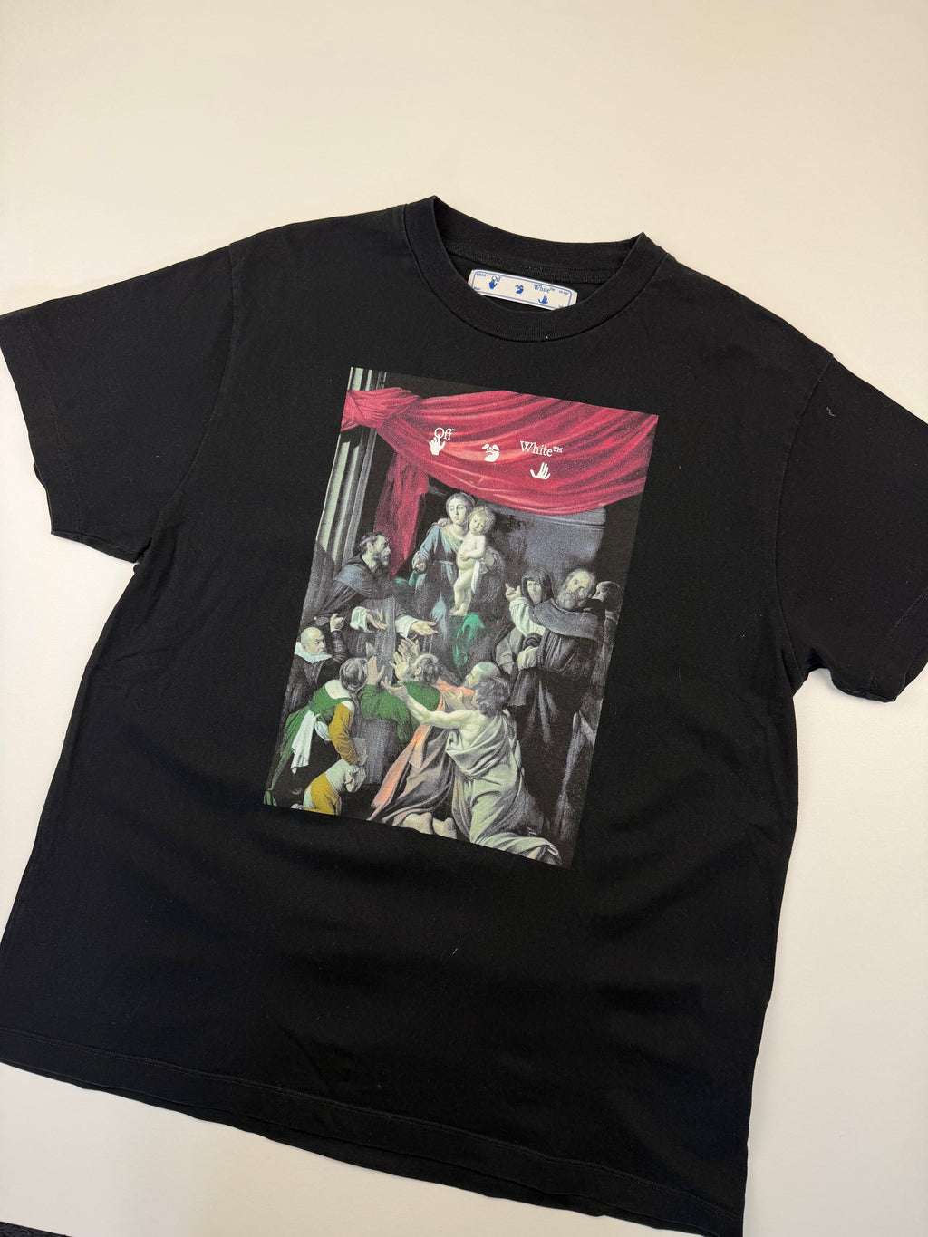 T-shirt Off-White “Caravaggio” – Taille XS (fit S/M) – Noir