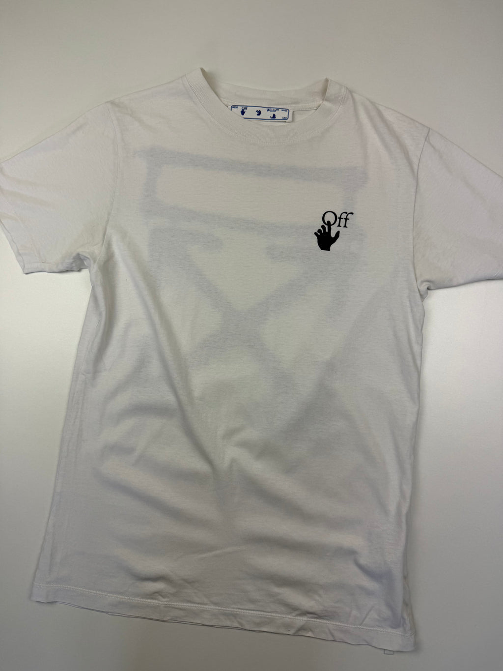T-shirt Off-White “Spray Marker” – Taille S – Blanc / Noir