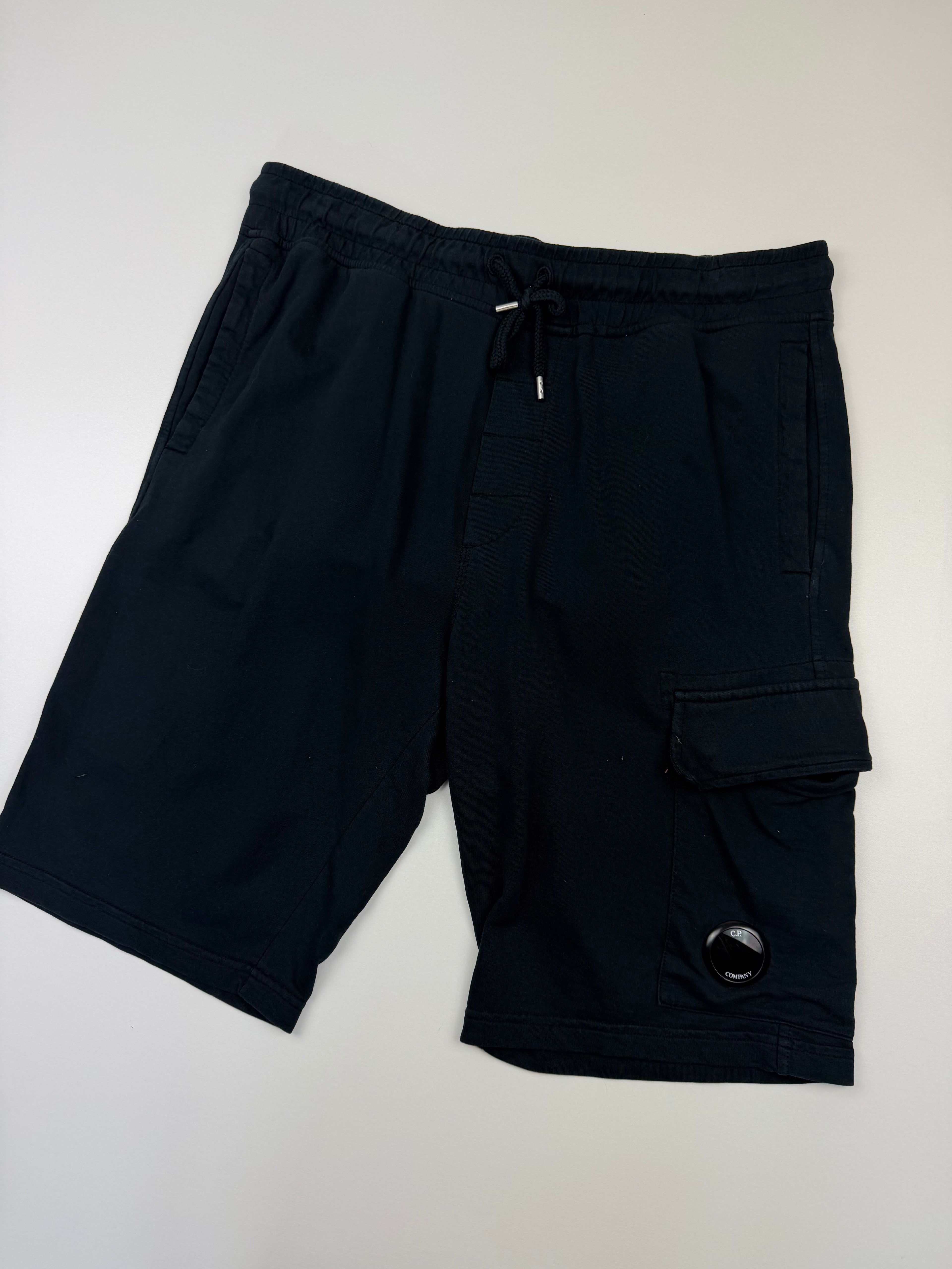 Short C.P. Company – Taille XL – Noir en Coton