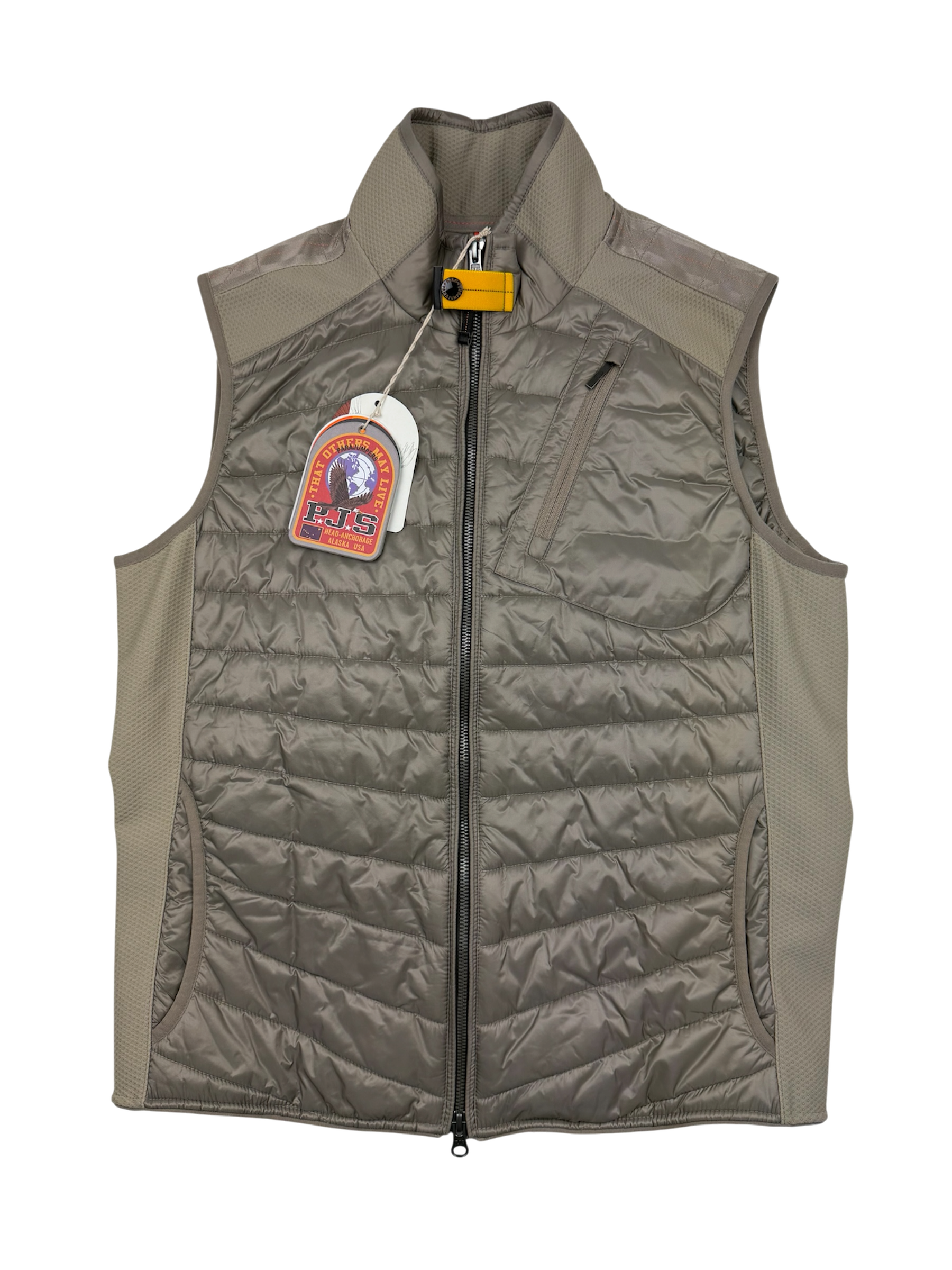 Veste sans manche Parajumpers “Zavier Hybrid Warm Up” – Taille M – Coloris Atmosphère – Neuve avec étiquette