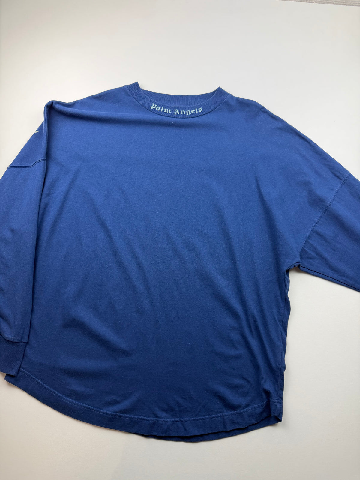 T-Shirt Manches Longues Palm Angels «Classic Logo» – Taille M – Bleu