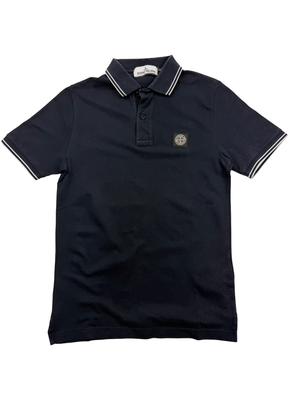 Polo Stone Island – Taille S – Bleu Marine