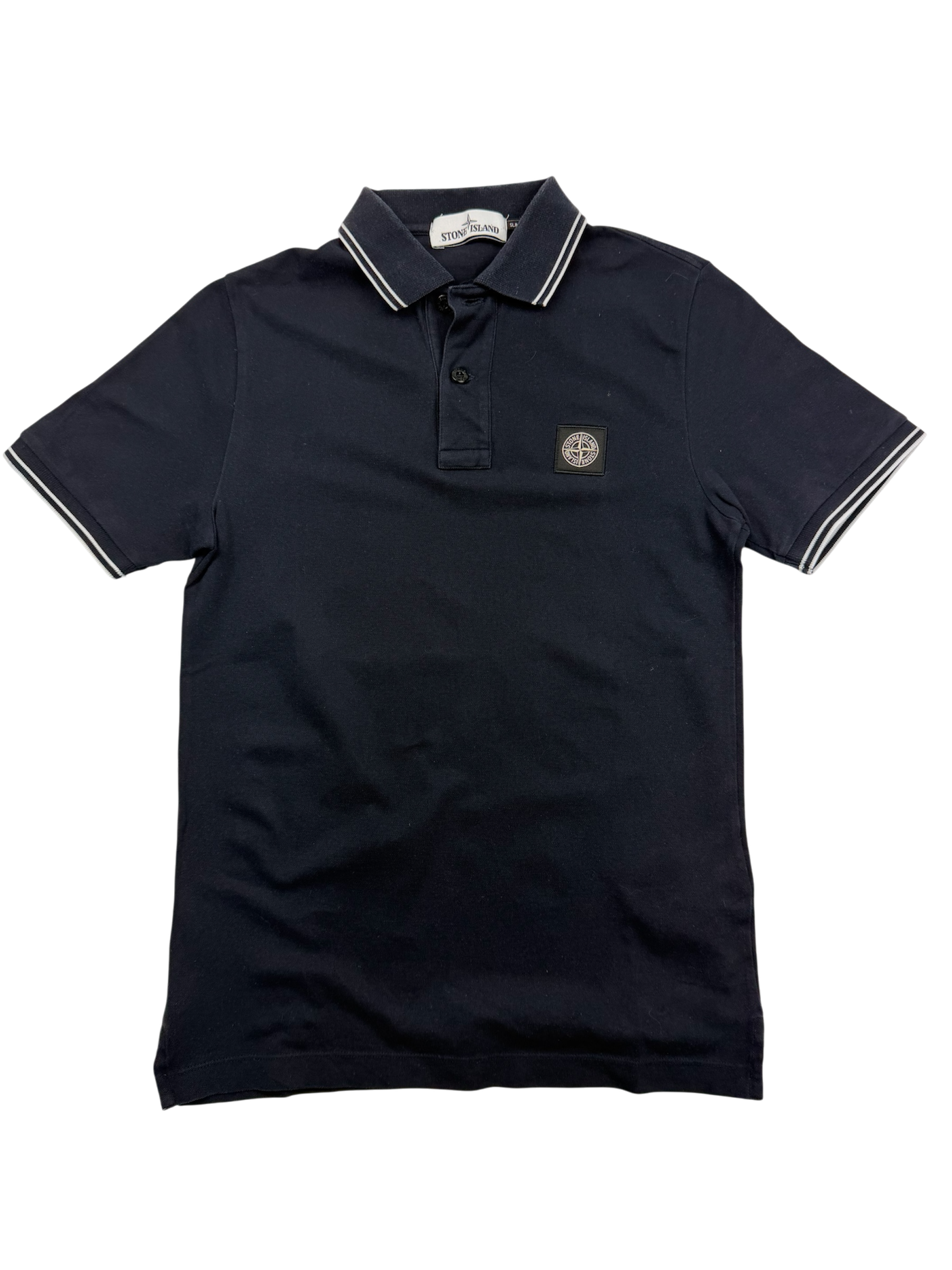 Polo Stone Island – Taille S – Bleu Marine
