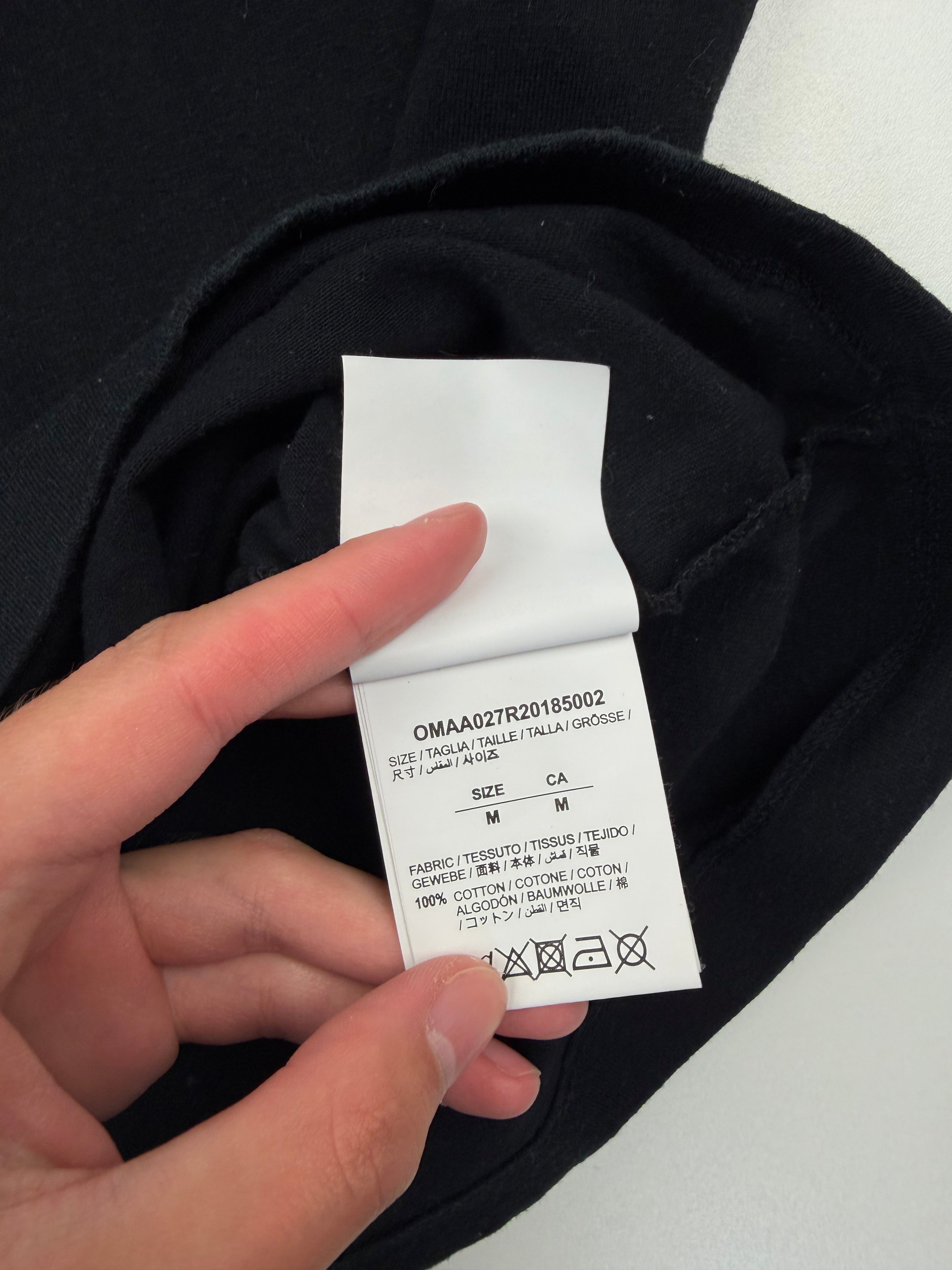 T-shirt Off-White “Oversized Tape Arrows” – Taille M – Noir