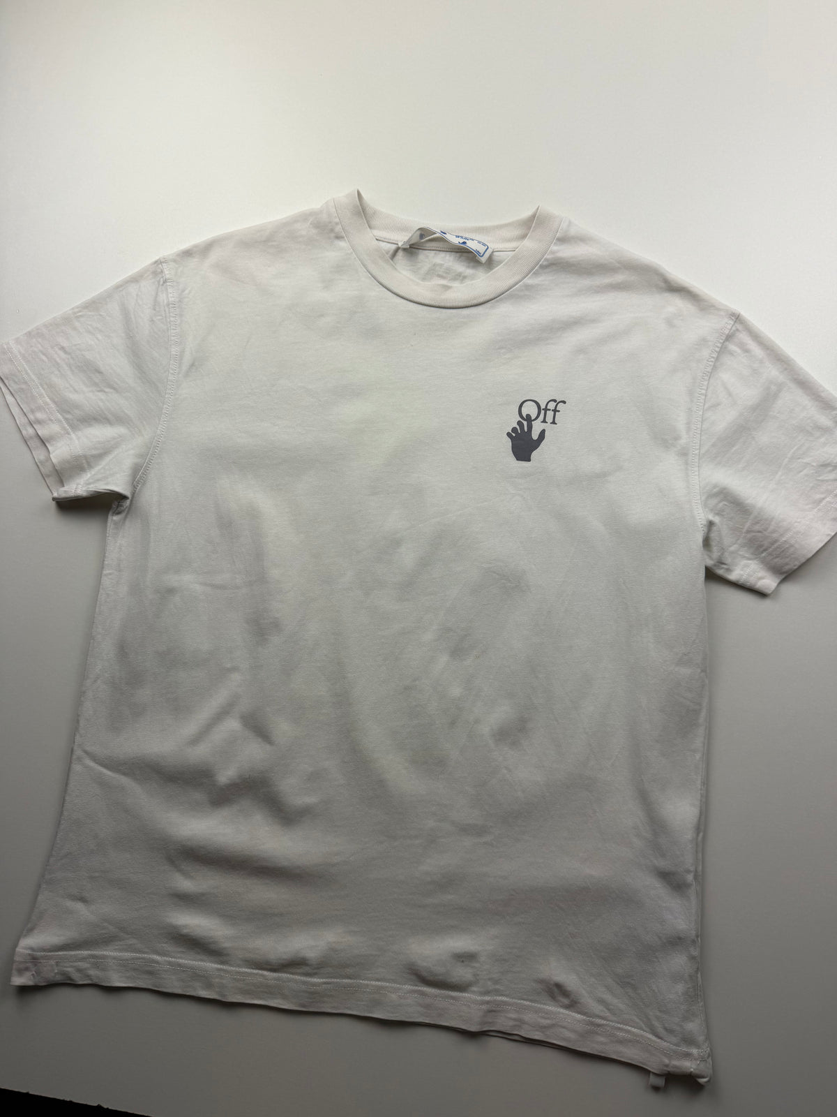 T-Shirt Off-White « Chine Arrows » – Taille S – Blanc