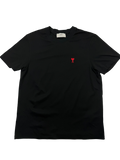 T-shirt AMI – Taille L – Noir avec Cœur Rouge