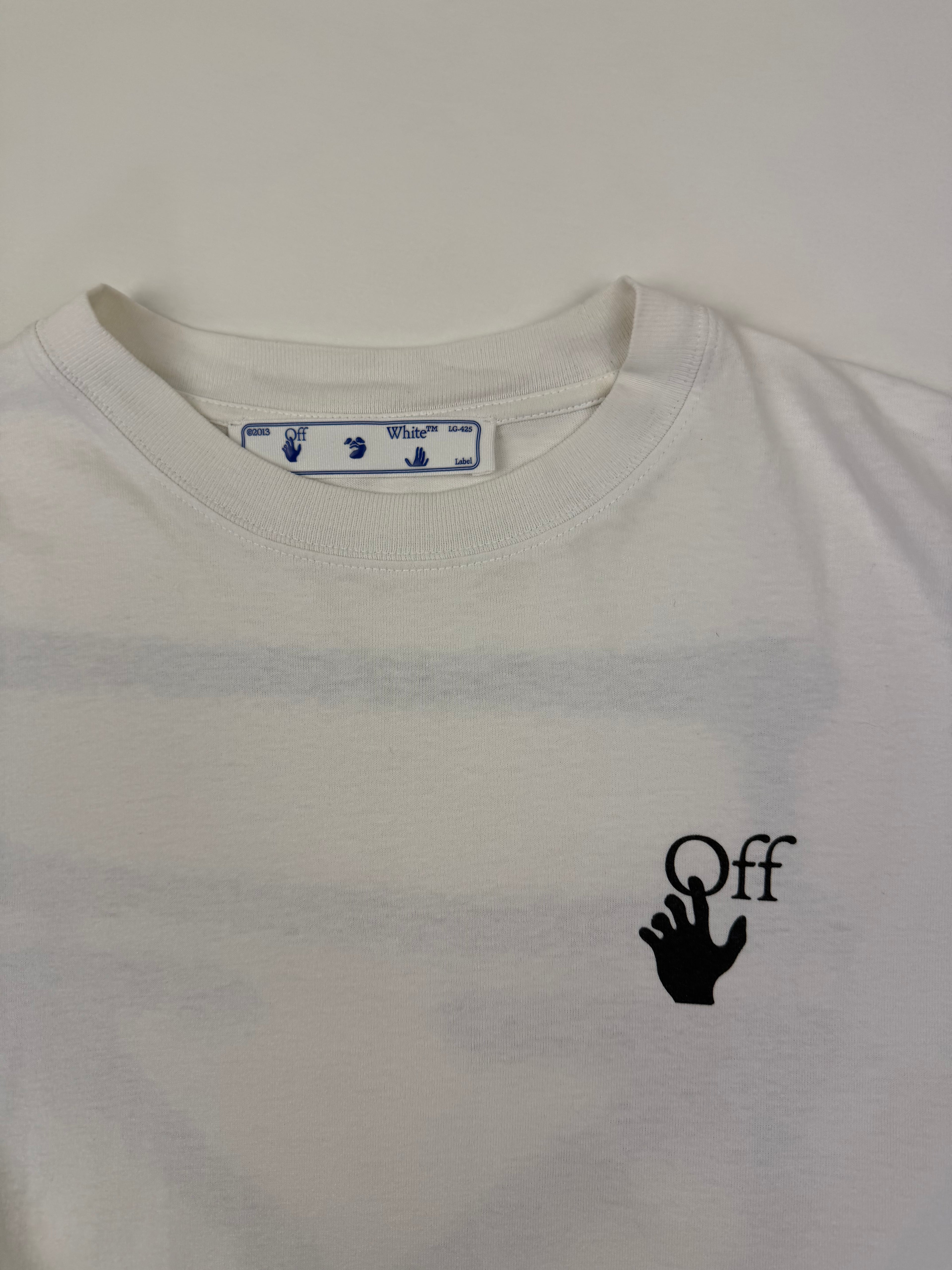 T-shirt Off-White “Spray Marker” – Taille S – Blanc / Noir