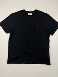 T-shirt AMI – Taille M – Noir avec Logo Cœur Rouge