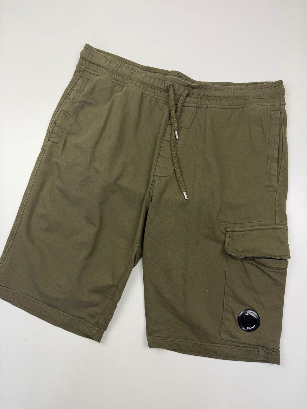 Short C.P. Company – Taille XL – Kaki en Coton