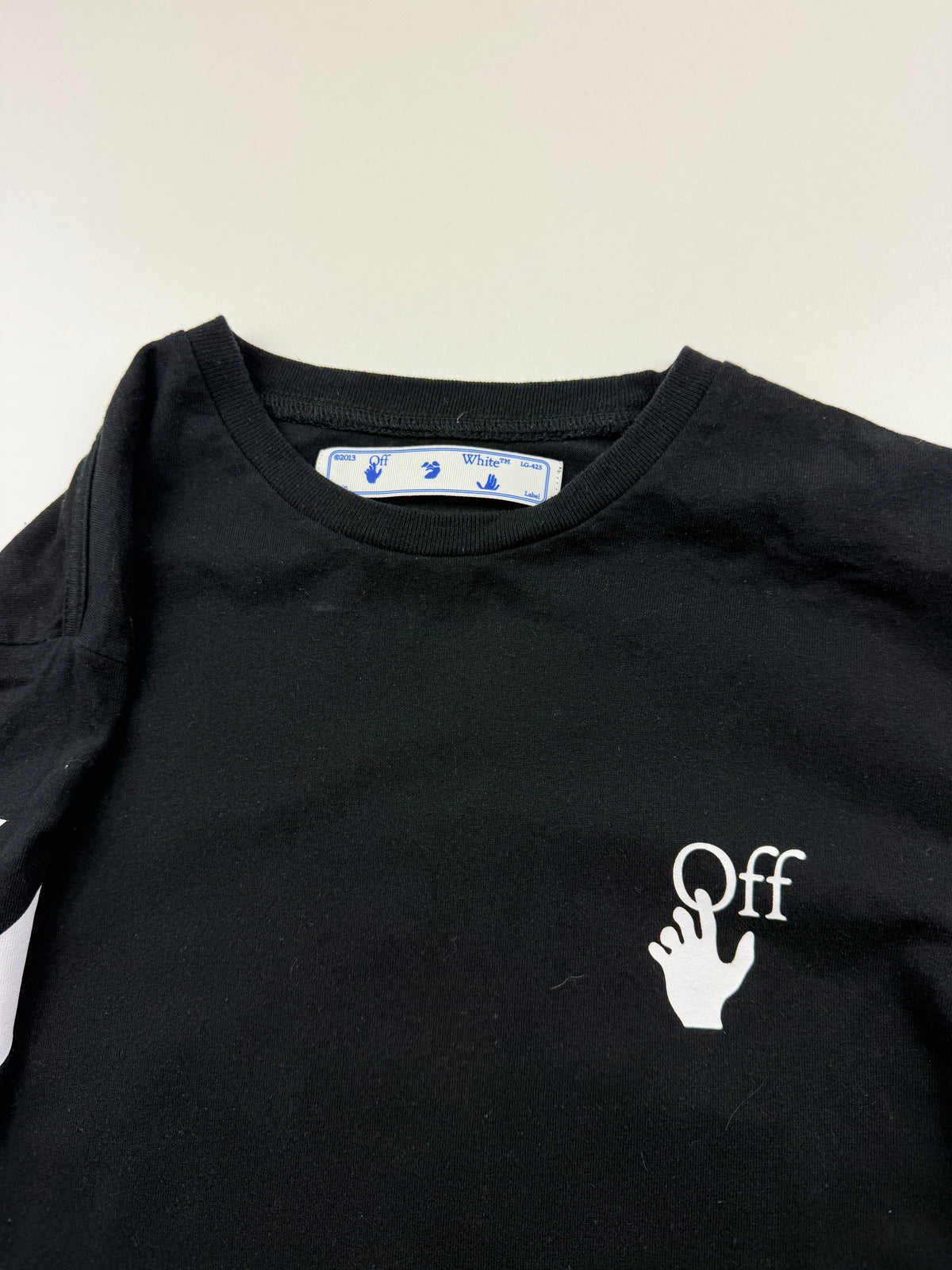 Longsleeve Off-White Agreement – Taille S – Noir