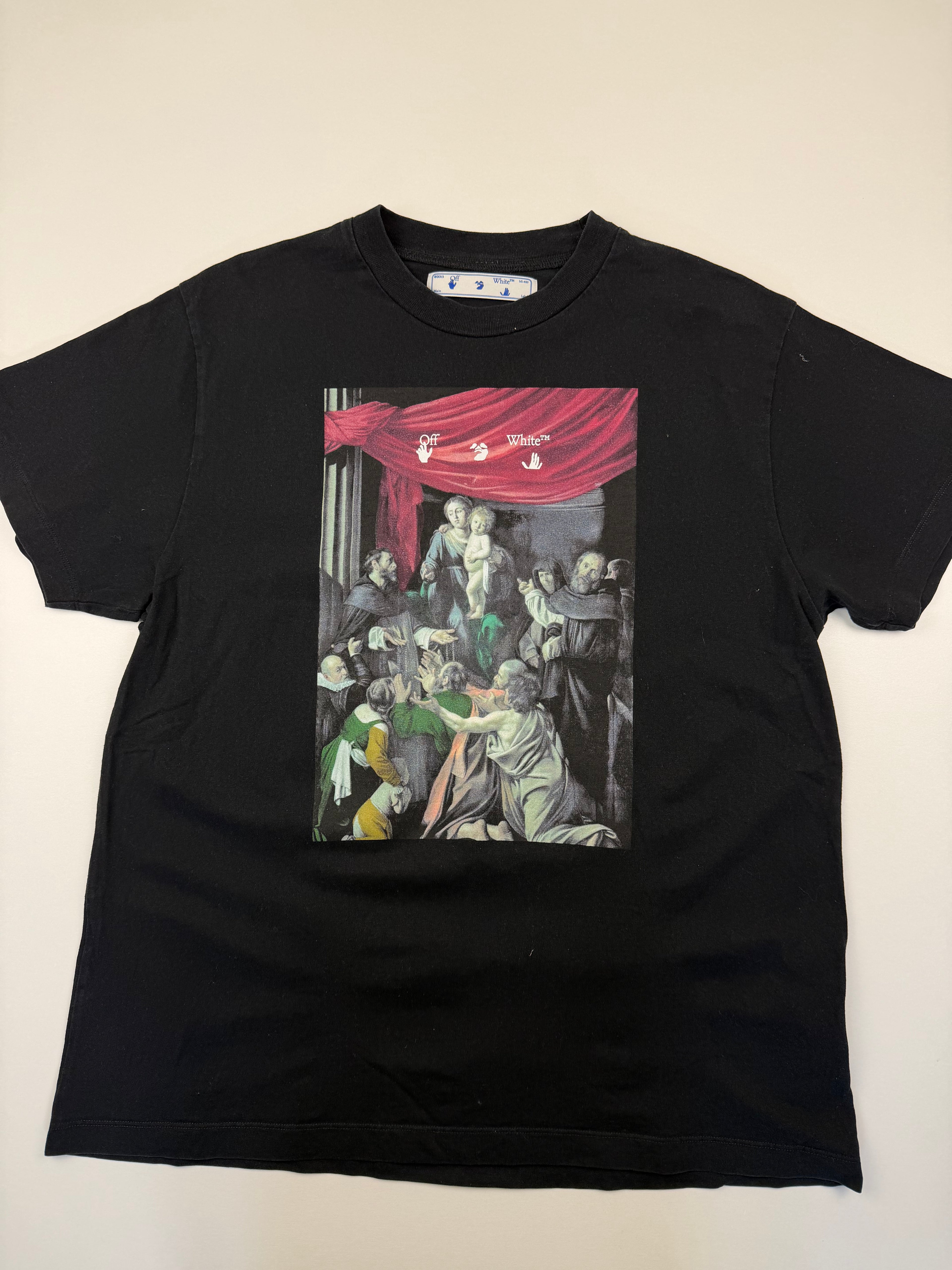 T-shirt Off-White “Caravaggio” – Taille XS (fit S/M) – Noir