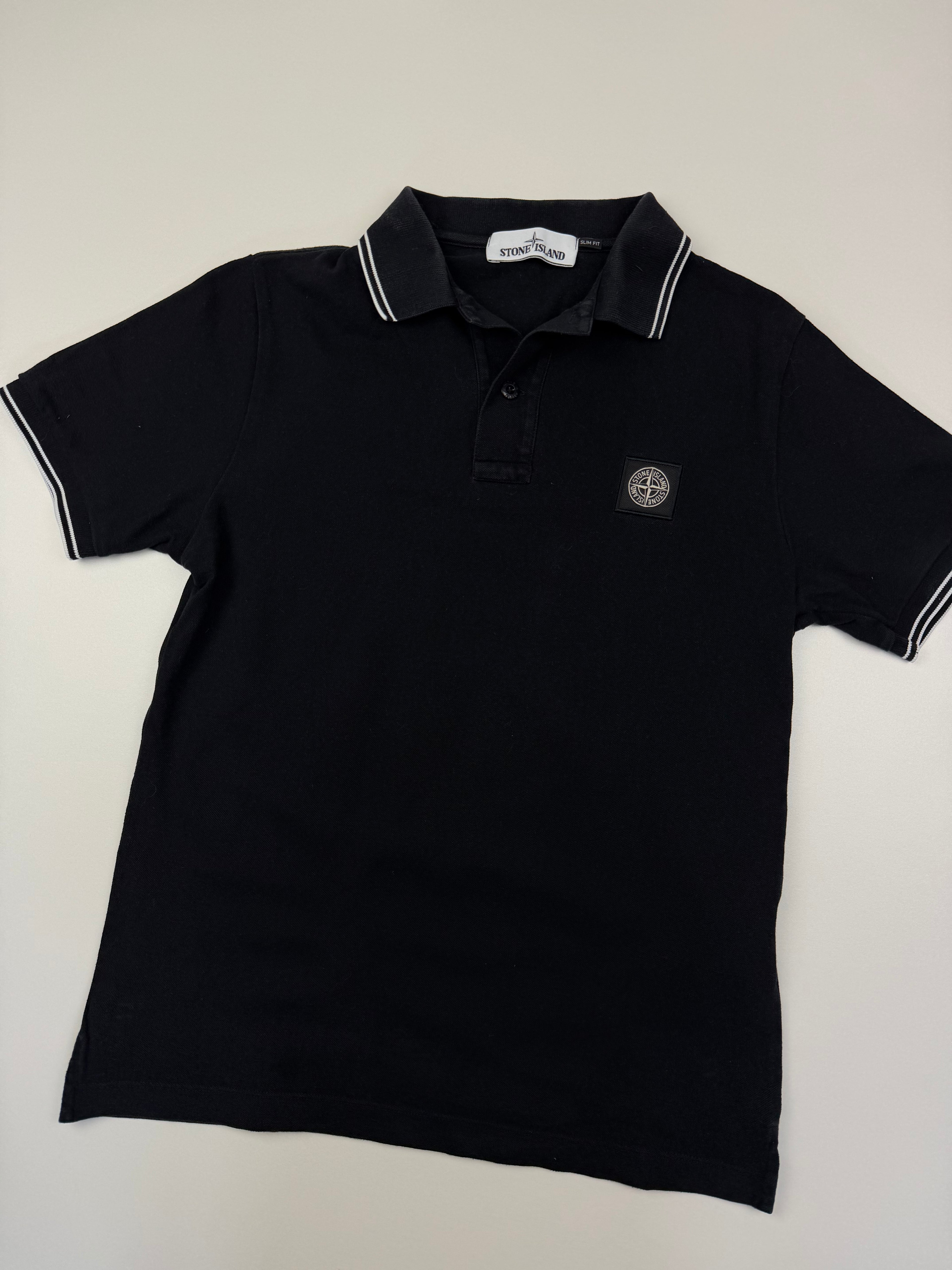 Polo Stone Island – Taille S – Noir
