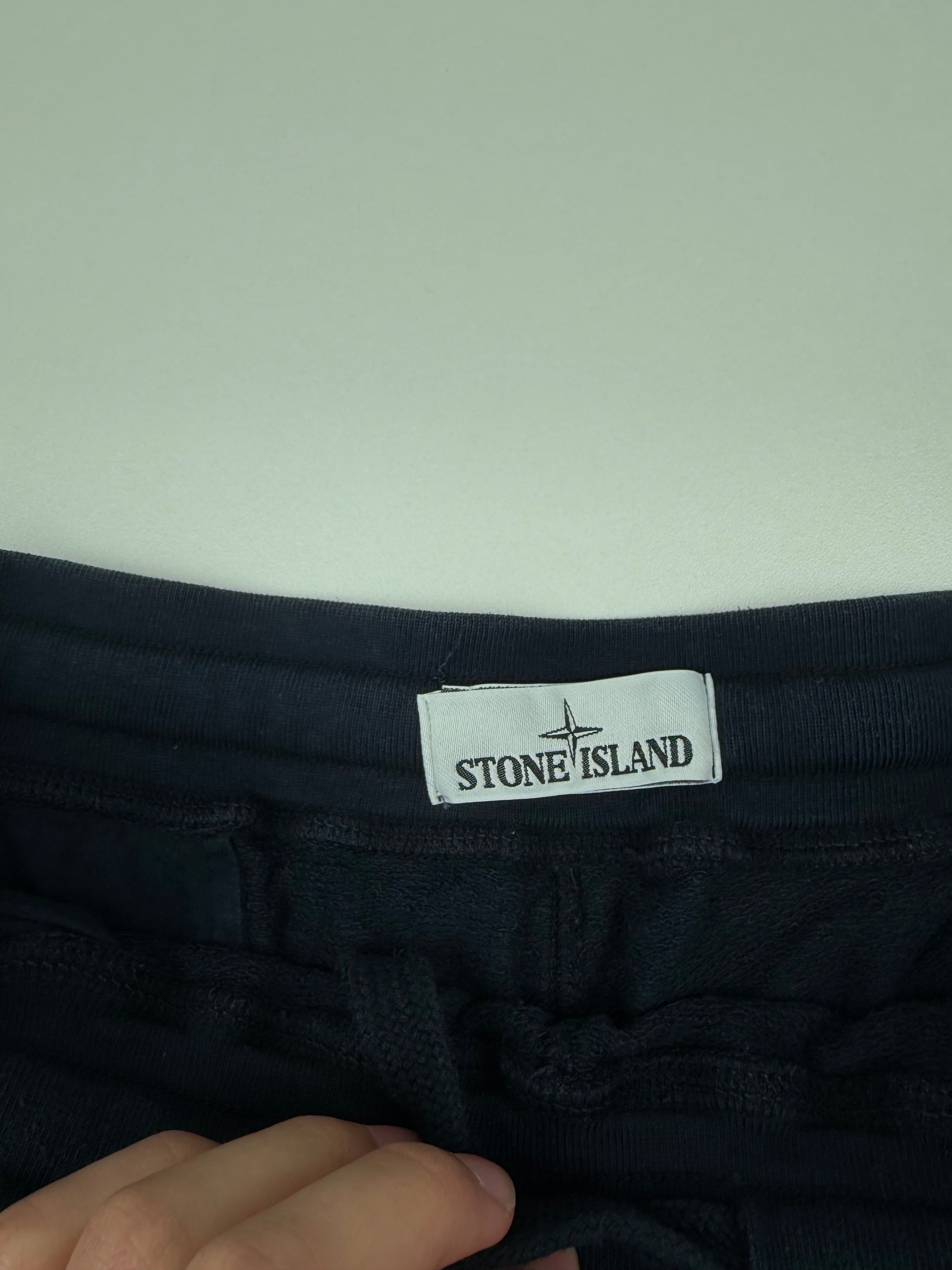 Short Coton Stone Island – Taille L – Bleu Marine
