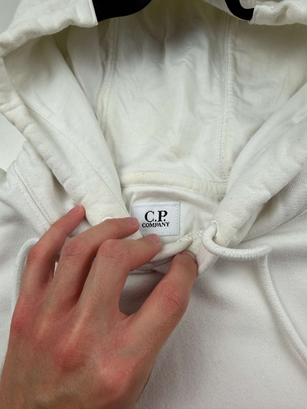 Pull à Capuche C.P. Company – Taille S – Blanc