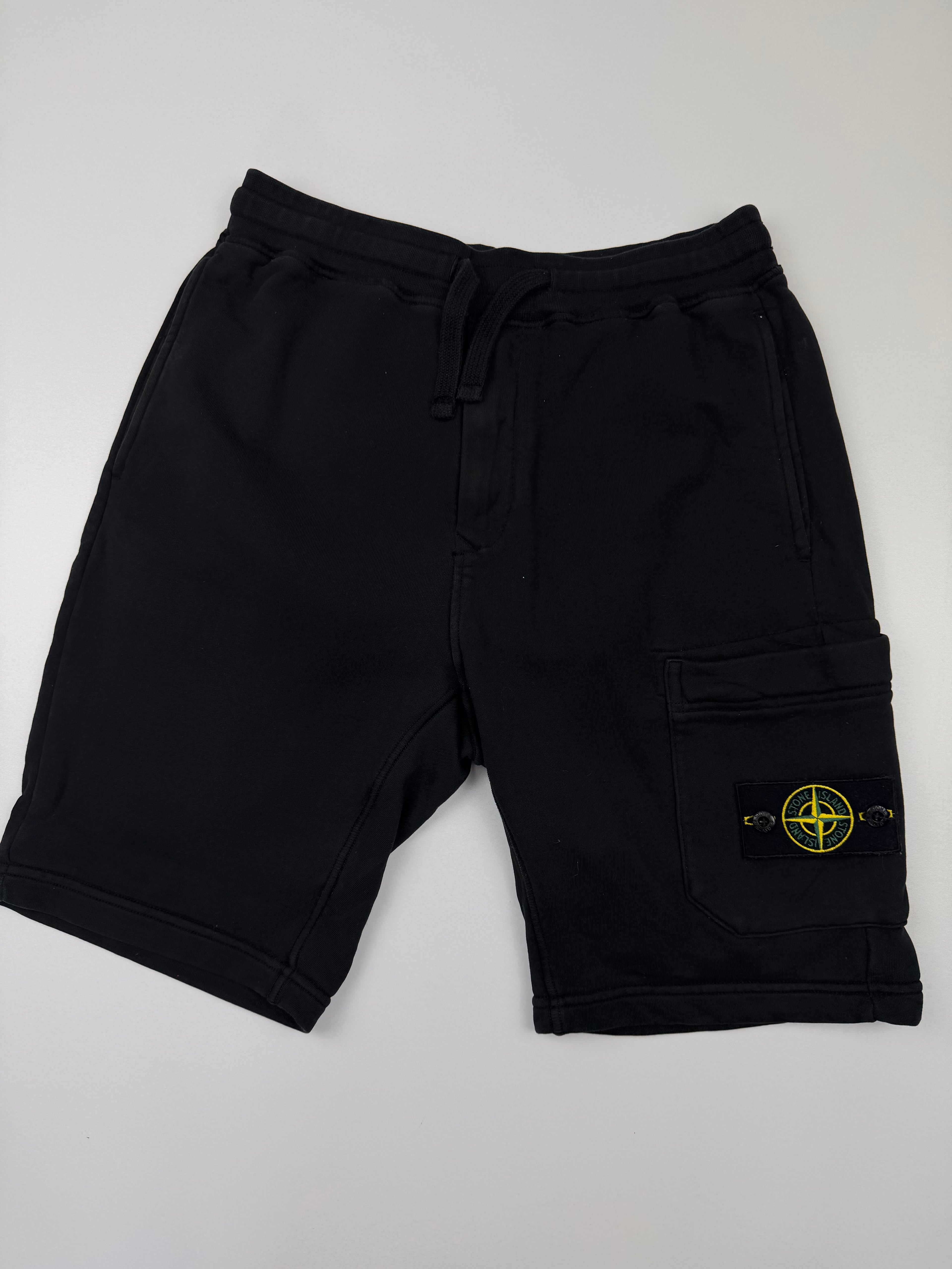 Short coton Stone Island – Taille S – Noir