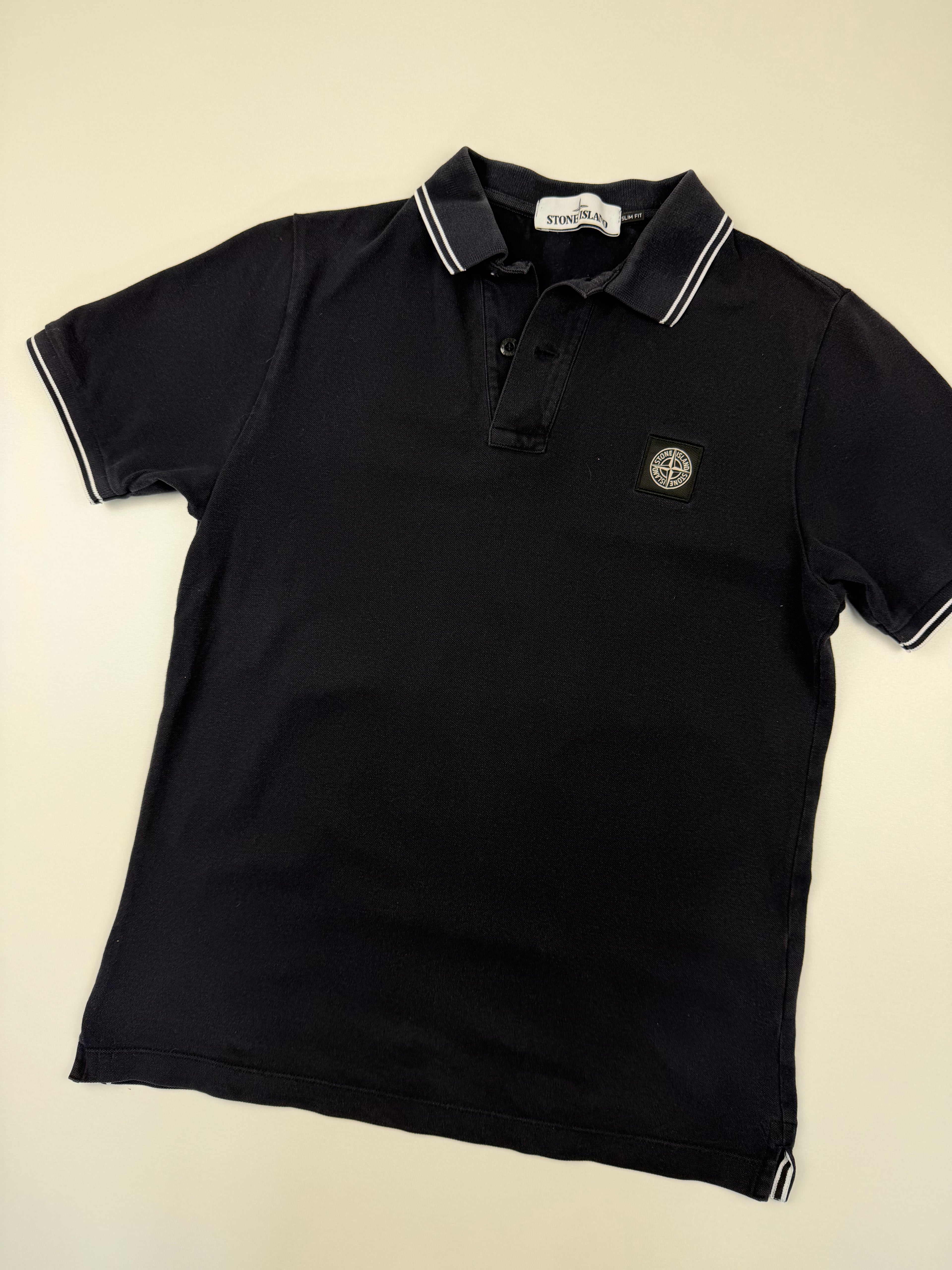 Polo Stone Island – Taille S – Bleu Marine