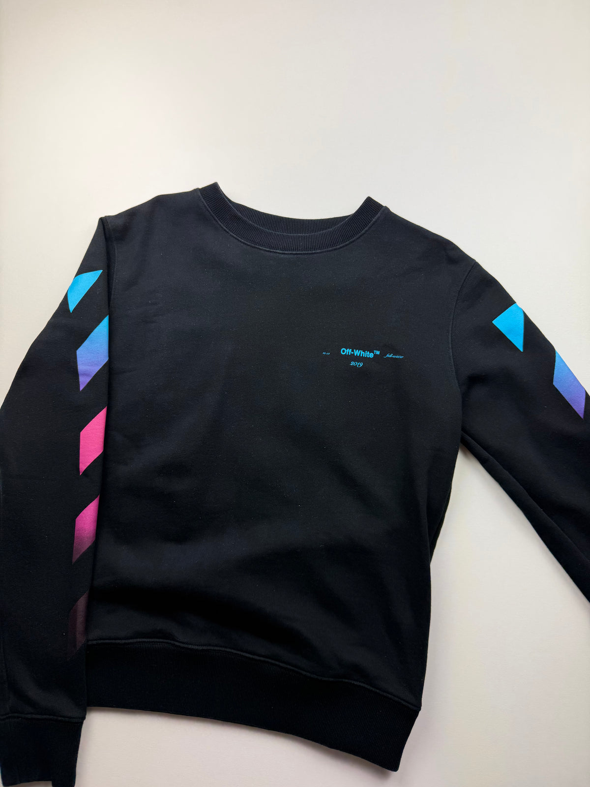 Pull Off-White « Gradient Arrows » – Taille S – Noir