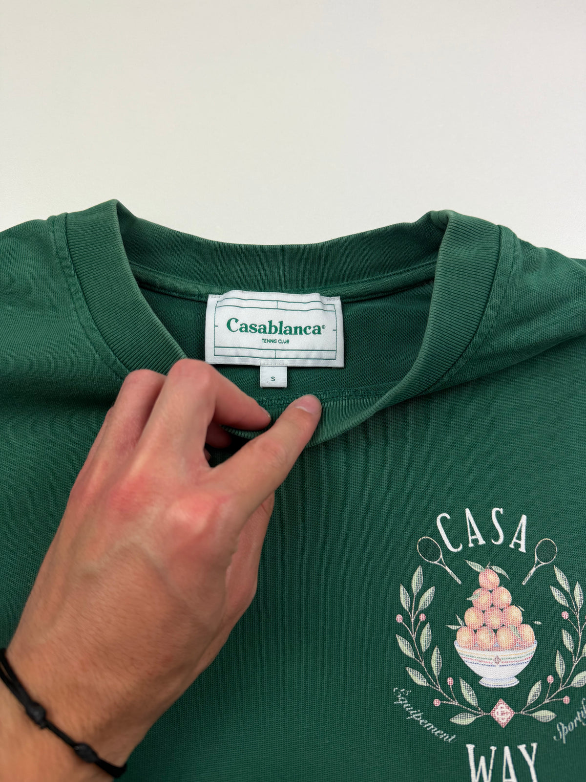 T-Shirt Casablanca « Casa Way » – Taille S – Vert