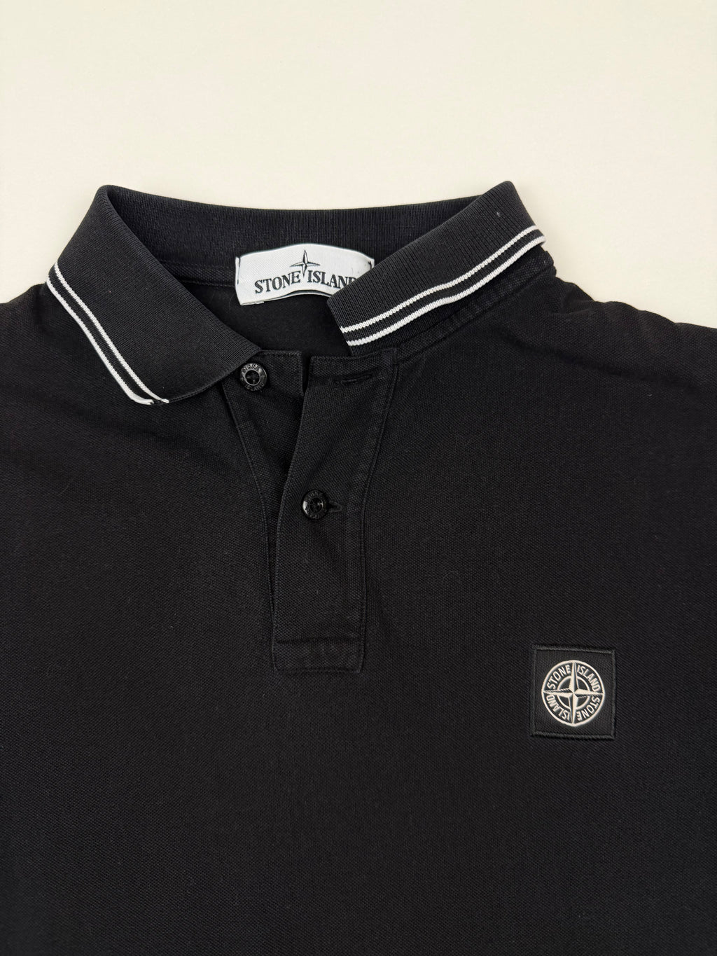 Polo Stone Island – Taille L – Noir