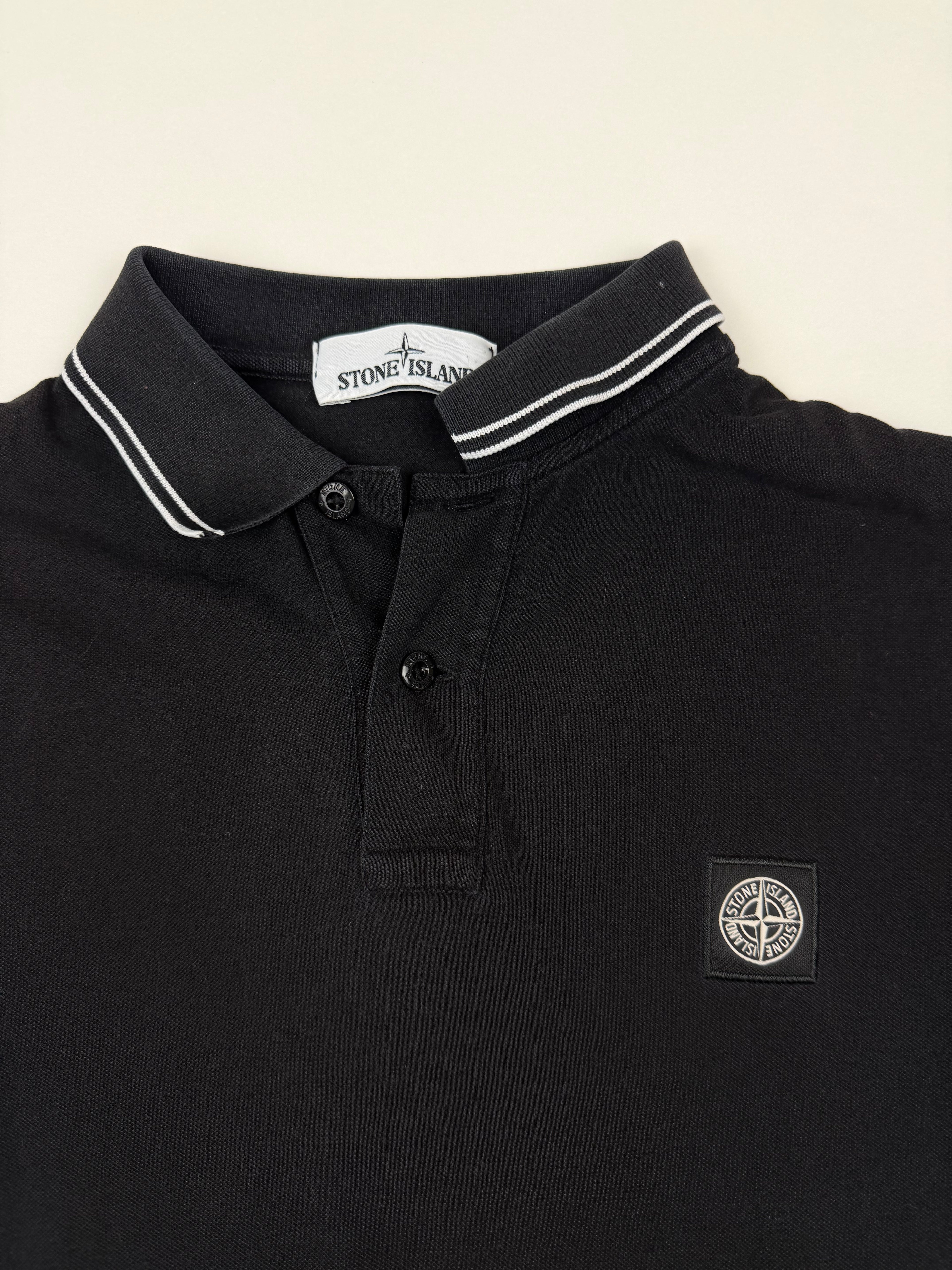 Polo Stone Island – Taille L – Noir