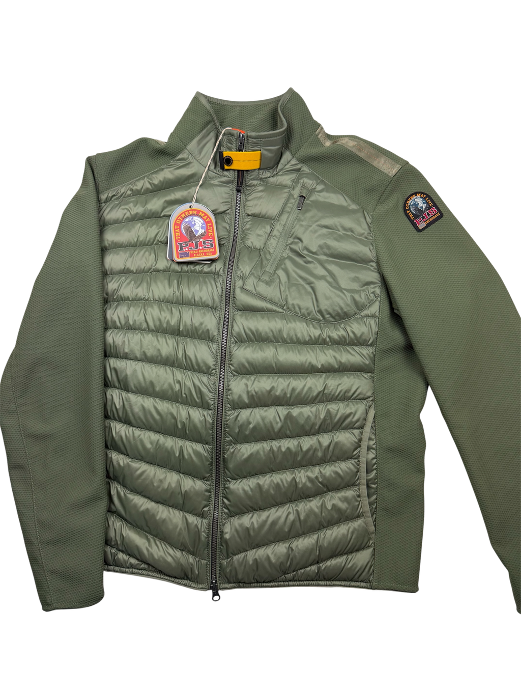 Veste Parajumpers “Jayden Warm Up” – Taille XL – Vert/Kaki – Neuve