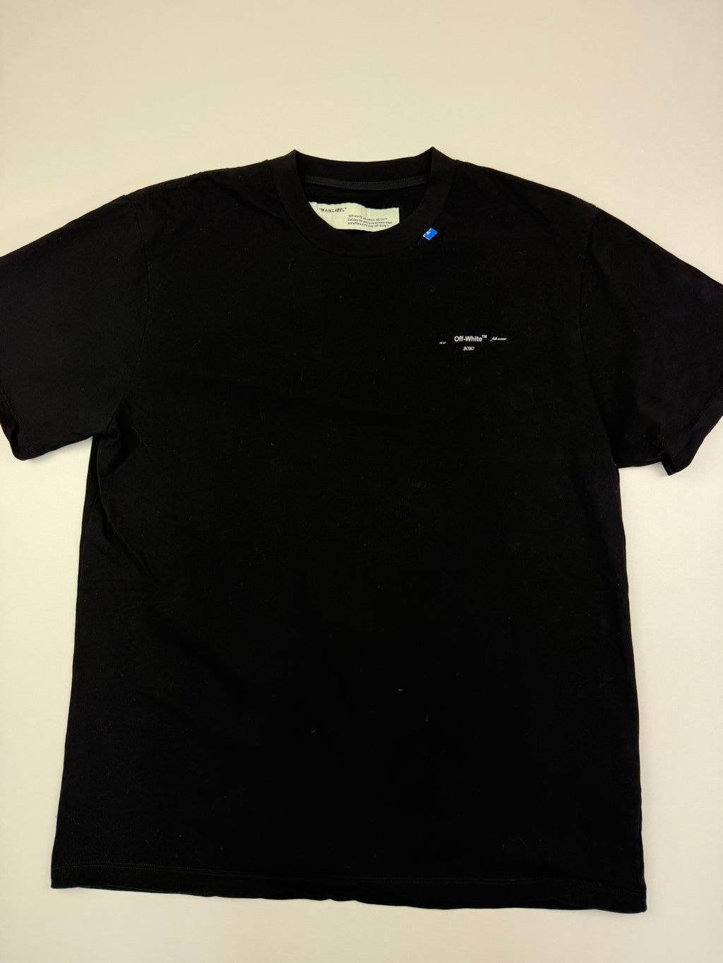 T-shirt Off-White “Backbone Print” – Taille M – Noir