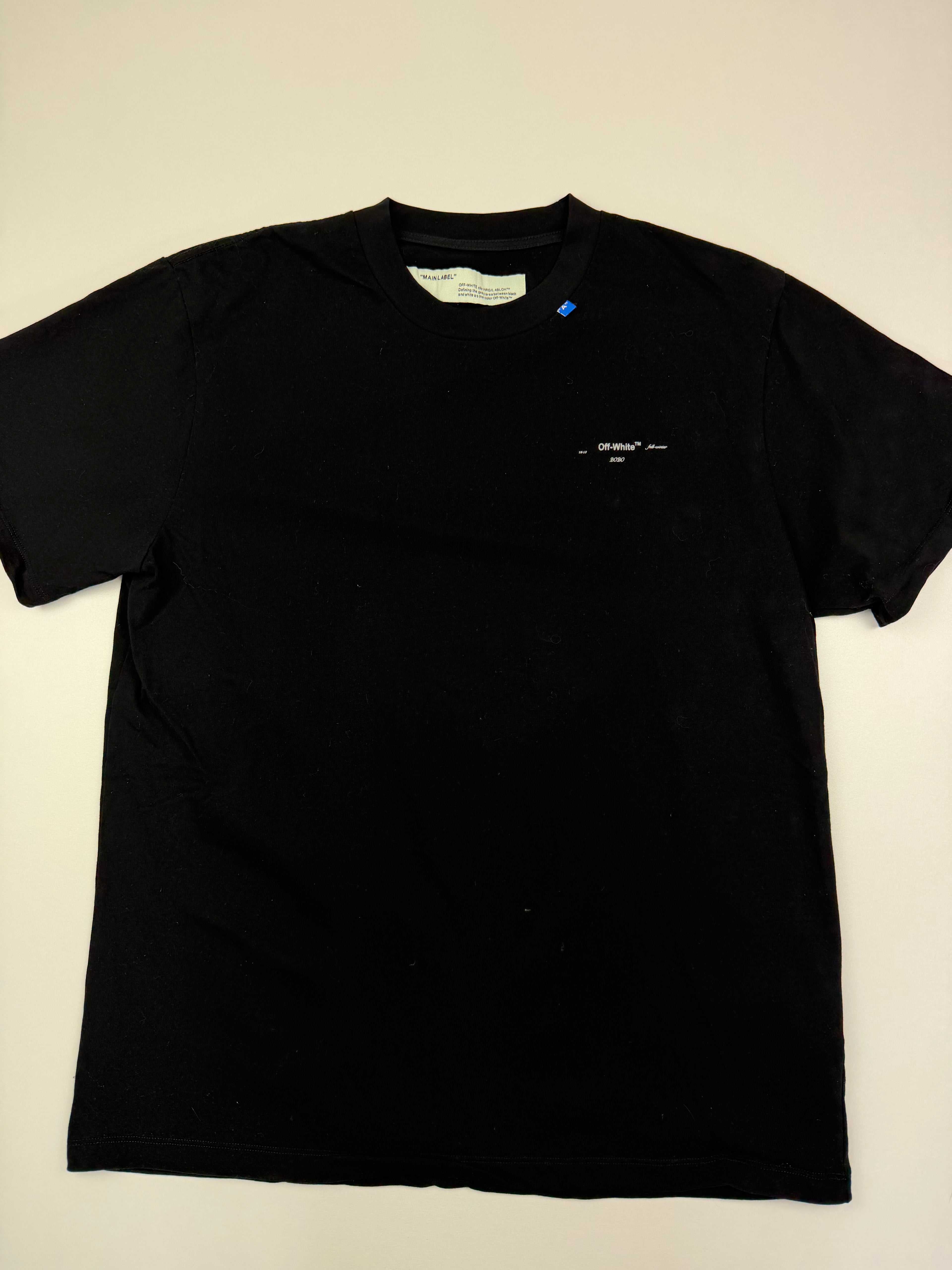 T-shirt Off-White “Backbone Print” – Taille M – Noir