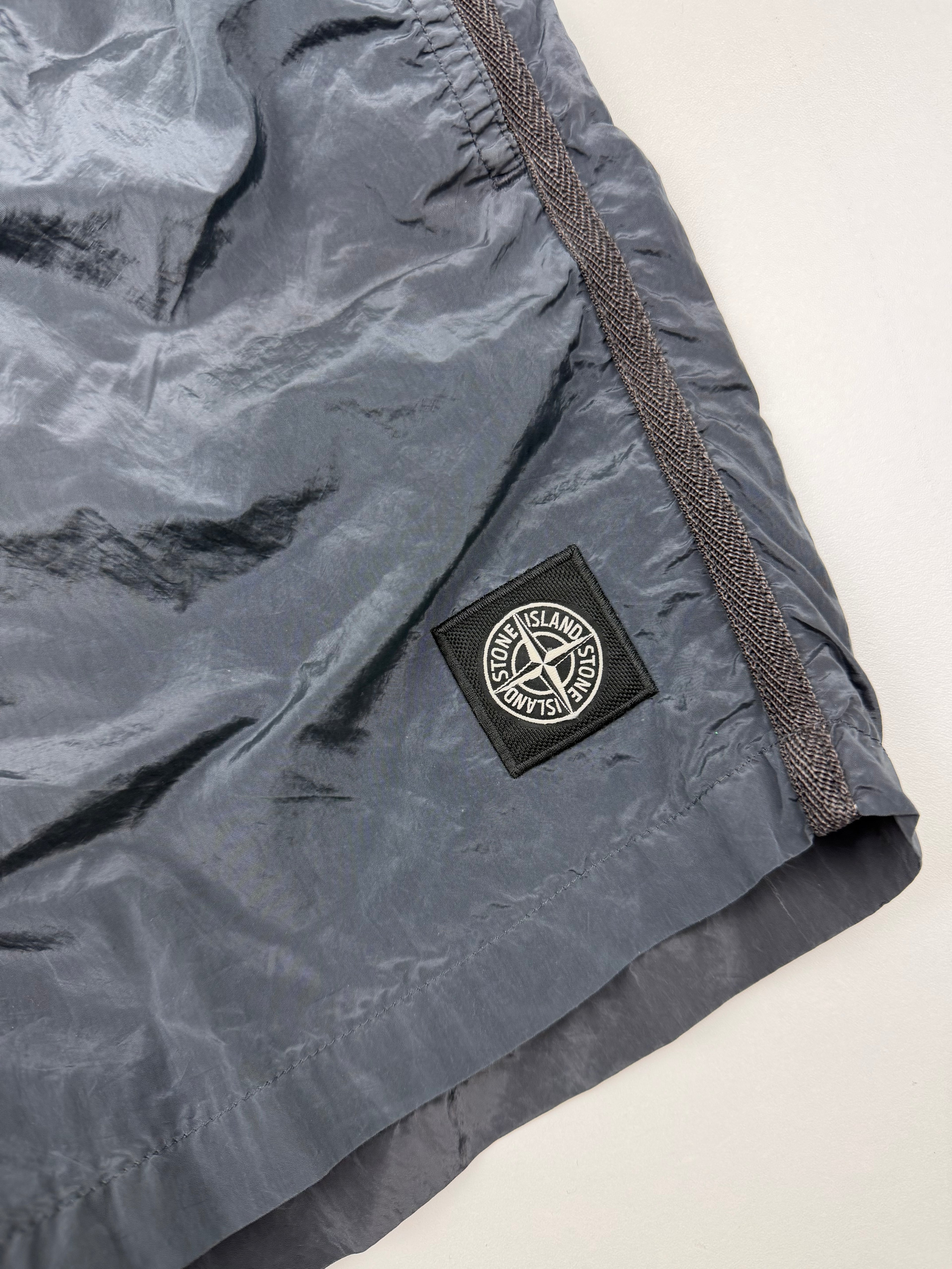 Short de bain Stone Island – Taille S – Nylon Gris